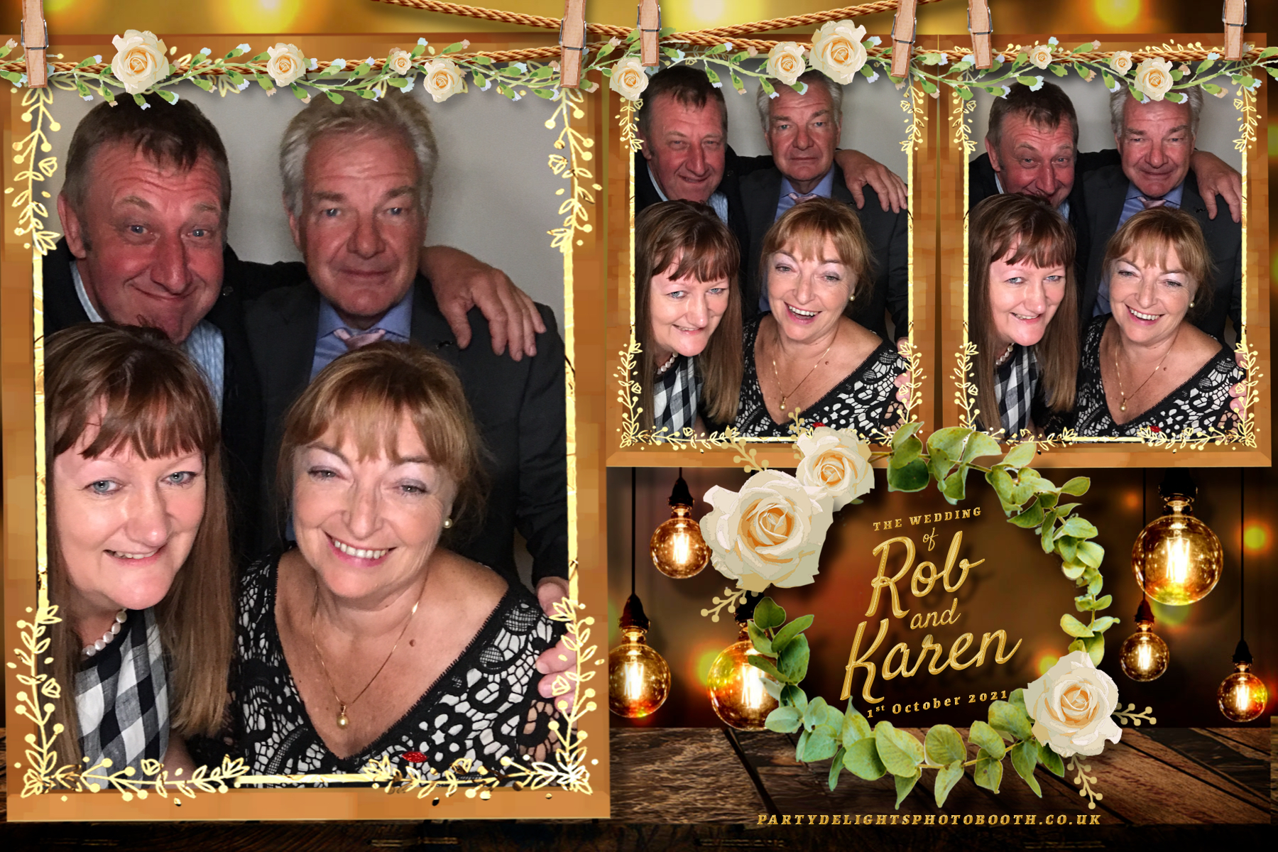 Rob & Karen's Wedding | View more photos from the event at gallery.partydelightsphotobooth.co.uk/u/PartyDelightsPhotoBooth/Rob-Karens-Wedding