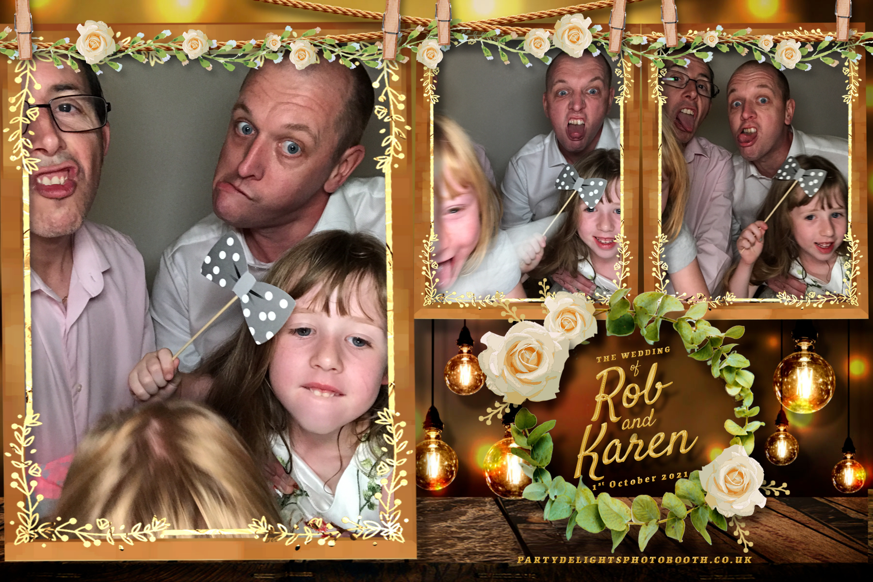 Rob & Karen's Wedding | View more photos from the event at gallery.partydelightsphotobooth.co.uk/u/PartyDelightsPhotoBooth/Rob-Karens-Wedding