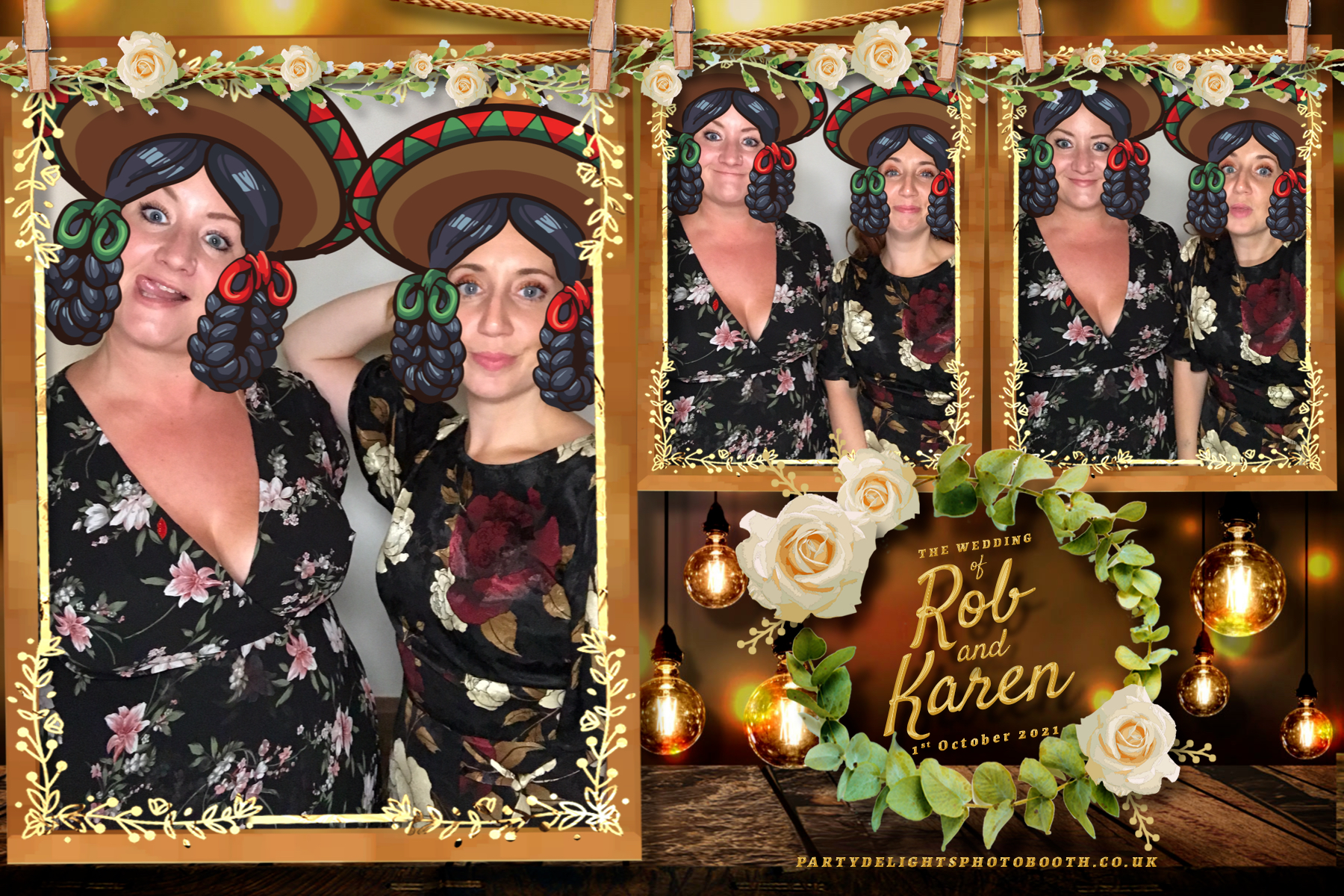 Rob & Karen's Wedding | View more photos from the event at gallery.partydelightsphotobooth.co.uk/u/PartyDelightsPhotoBooth/Rob-Karens-Wedding
