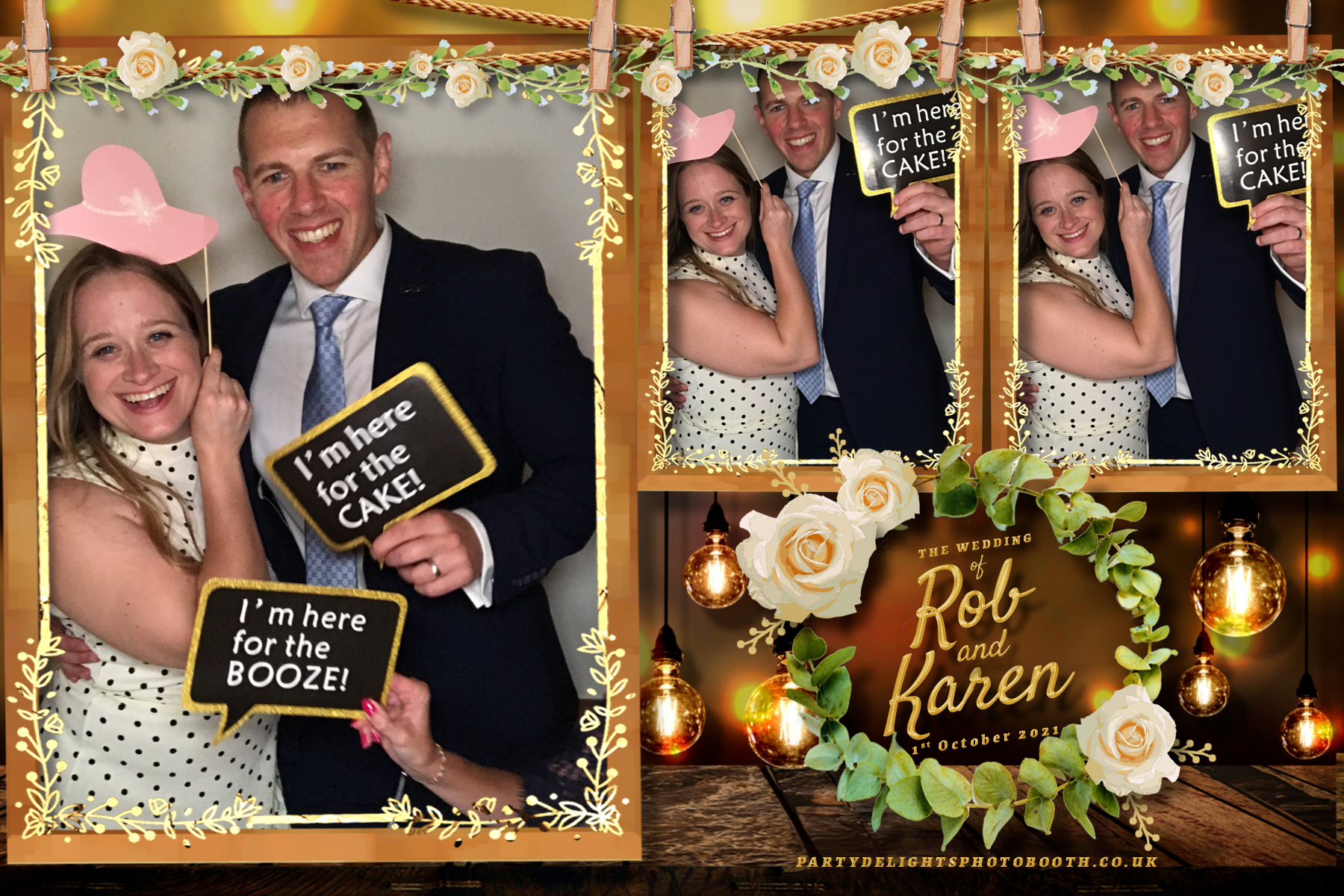 Rob & Karen's Wedding | View more photos from the event at gallery.partydelightsphotobooth.co.uk/u/PartyDelightsPhotoBooth/Rob-Karens-Wedding