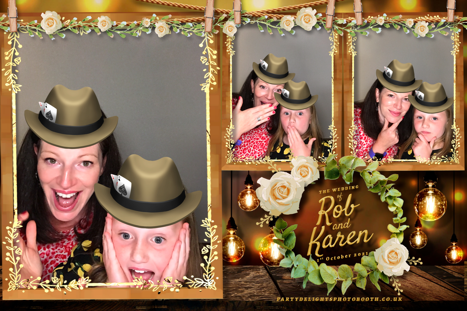 Rob & Karen's Wedding | View more photos from the event at gallery.partydelightsphotobooth.co.uk/u/PartyDelightsPhotoBooth/Rob-Karens-Wedding