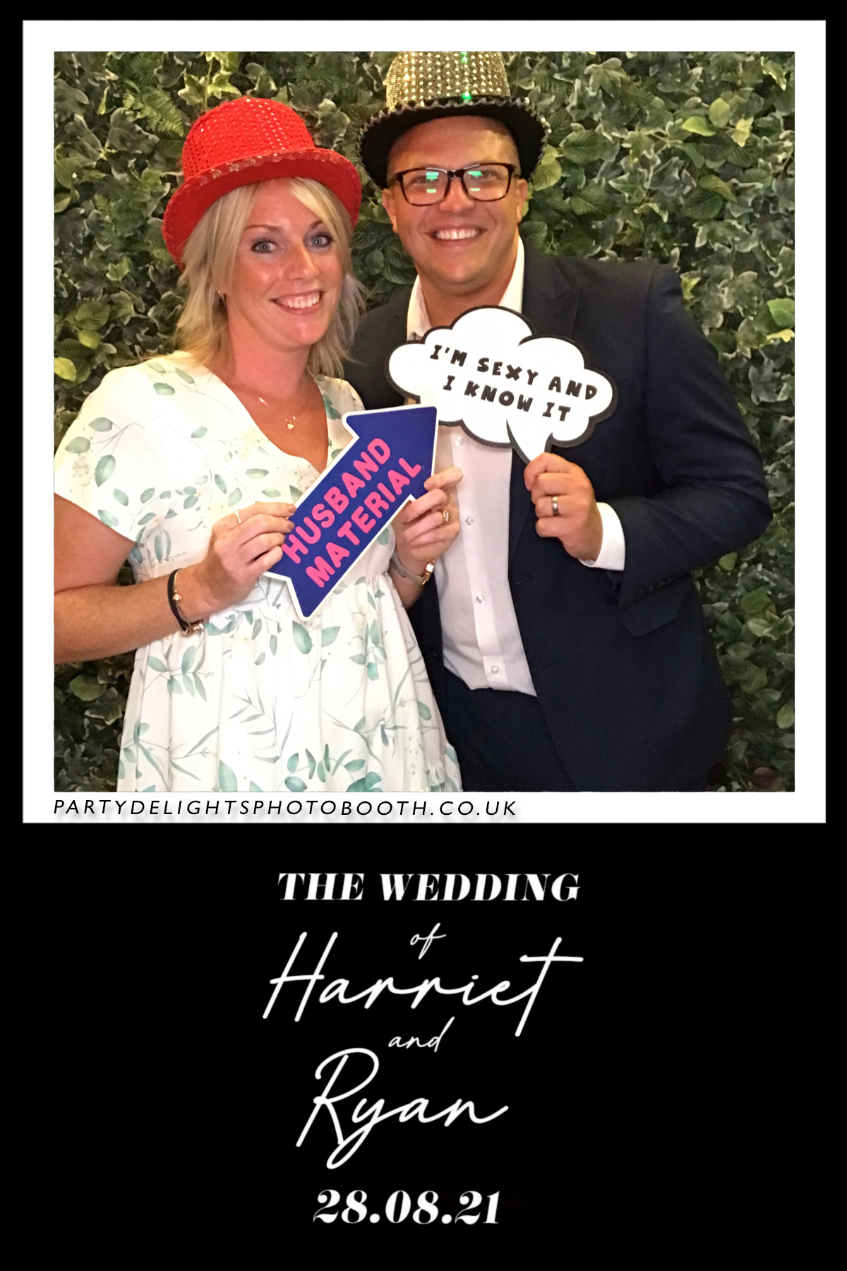 Ryan and Harriet's Wedding | View more photos from the event at gallery.partydelightsphotobooth.co.uk/u/PartyDelightsPhotoBooth/Ryan-and-Harriets-Wedding