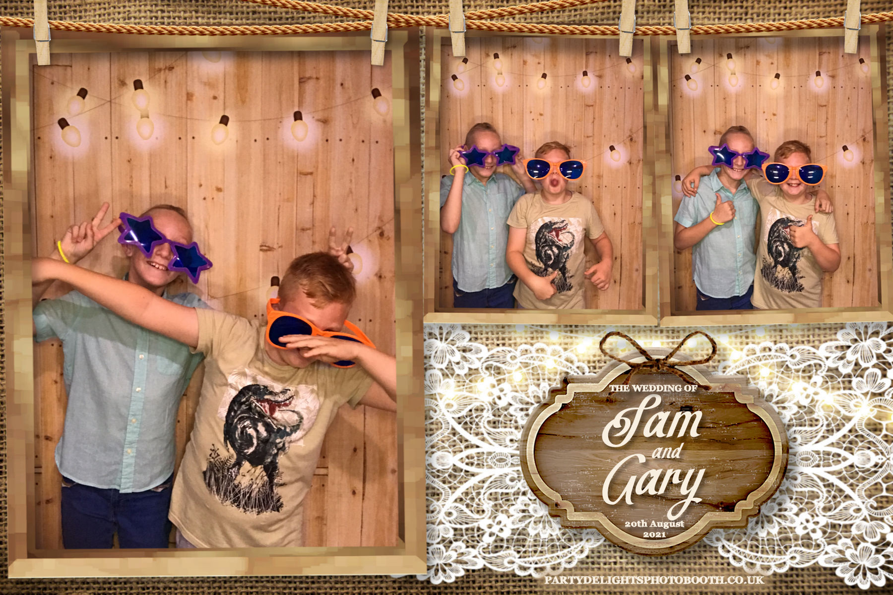 Sam & Gary's Wedding | View more photos from the event at gallery.partydelightsphotobooth.co.uk/u/PartyDelightsPhotoBooth/Sam-Garys-Wedding