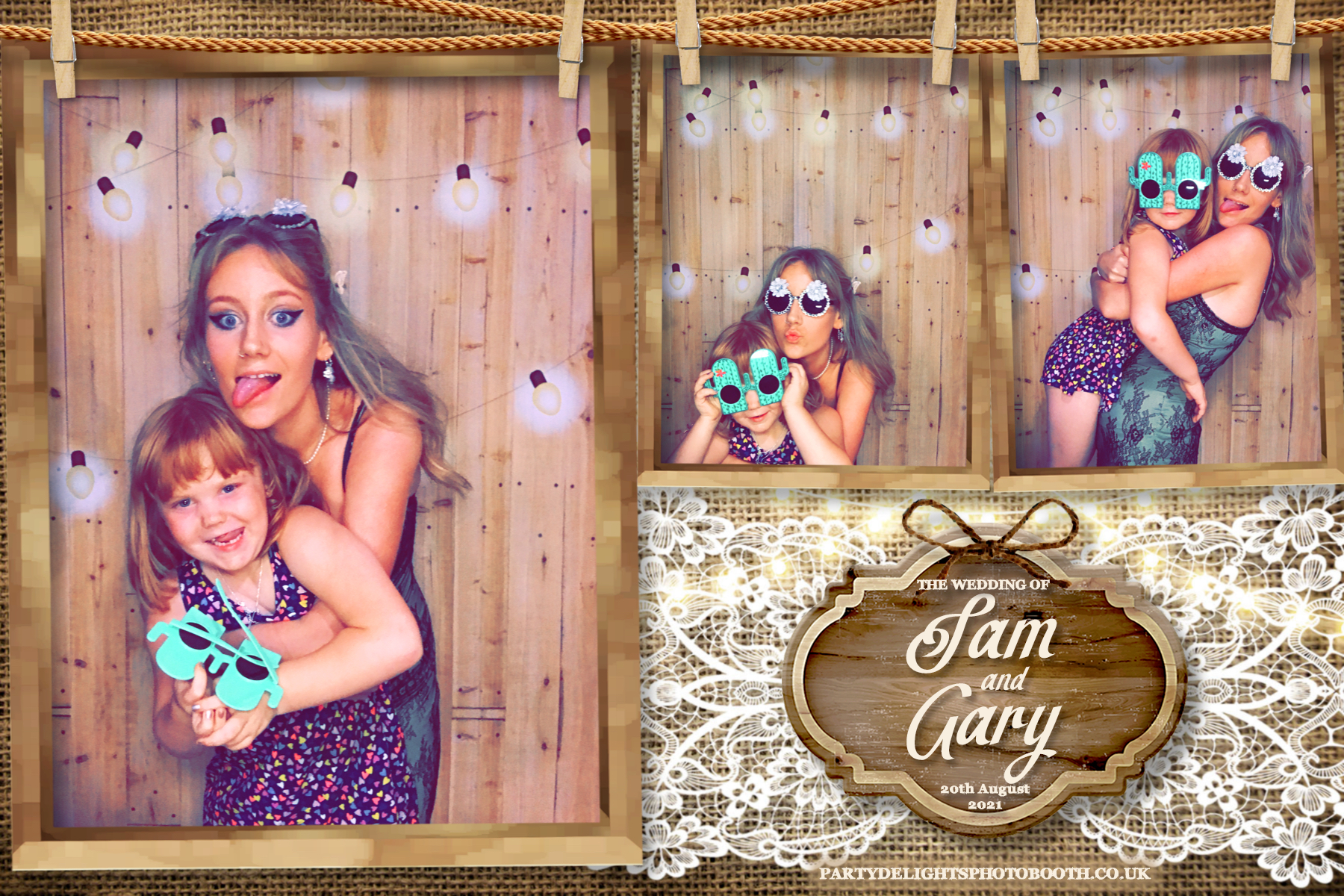 Sam & Gary's Wedding | View more photos from the event at gallery.partydelightsphotobooth.co.uk/u/PartyDelightsPhotoBooth/Sam-Garys-Wedding