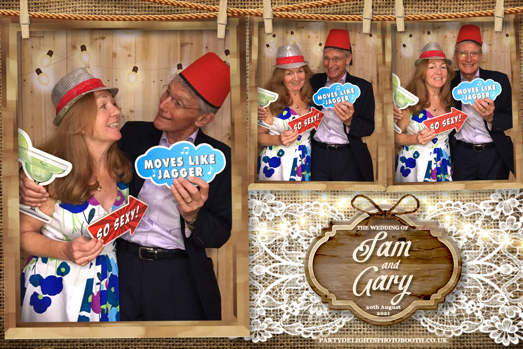 Sam & Gary's Wedding | View more photos from the event at gallery.partydelightsphotobooth.co.uk/u/PartyDelightsPhotoBooth/Sam-Garys-Wedding