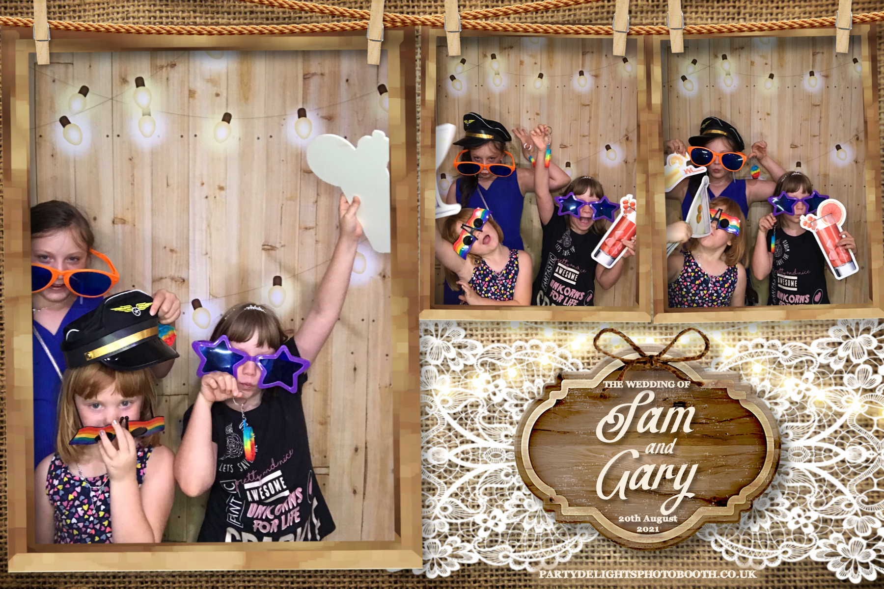 Sam & Gary's Wedding | View more photos from the event at gallery.partydelightsphotobooth.co.uk/u/PartyDelightsPhotoBooth/Sam-Garys-Wedding