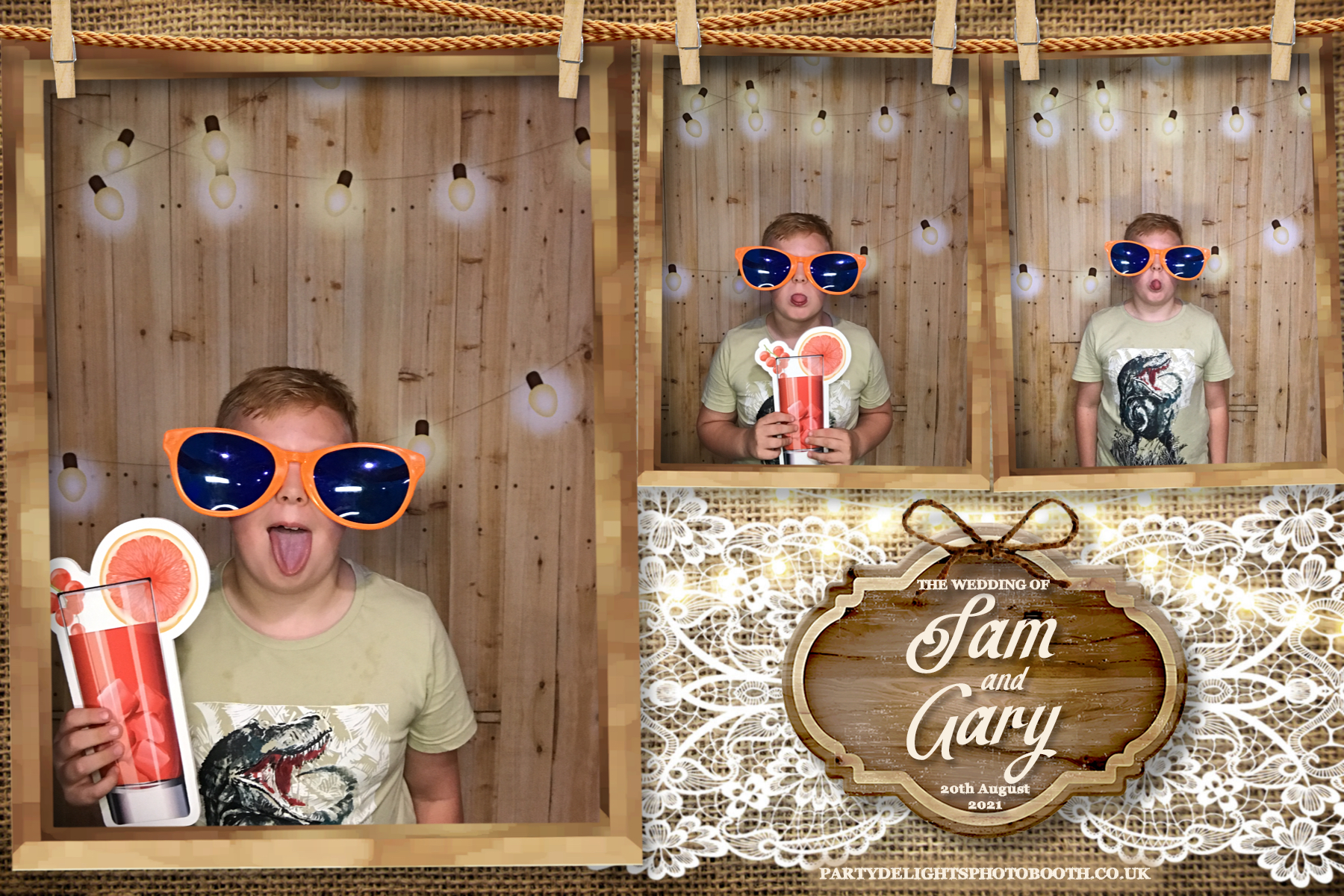 Sam & Gary's Wedding | View more photos from the event at gallery.partydelightsphotobooth.co.uk/u/PartyDelightsPhotoBooth/Sam-Garys-Wedding