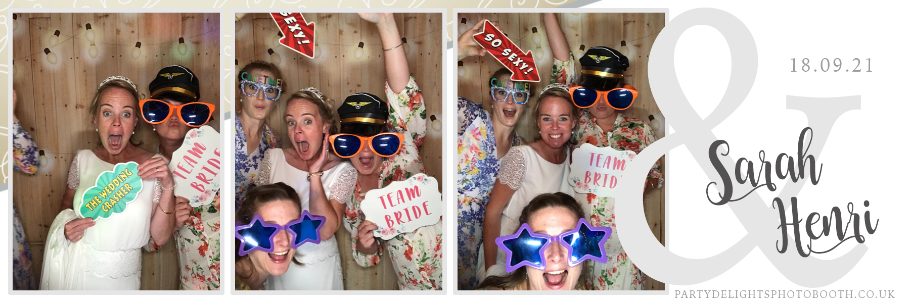 Sarah and Henri's Wedding | View more photos from the event at gallery.partydelightsphotobooth.co.uk/u/PartyDelightsPhotoBooth/Sarah-and-Henris-Wedding