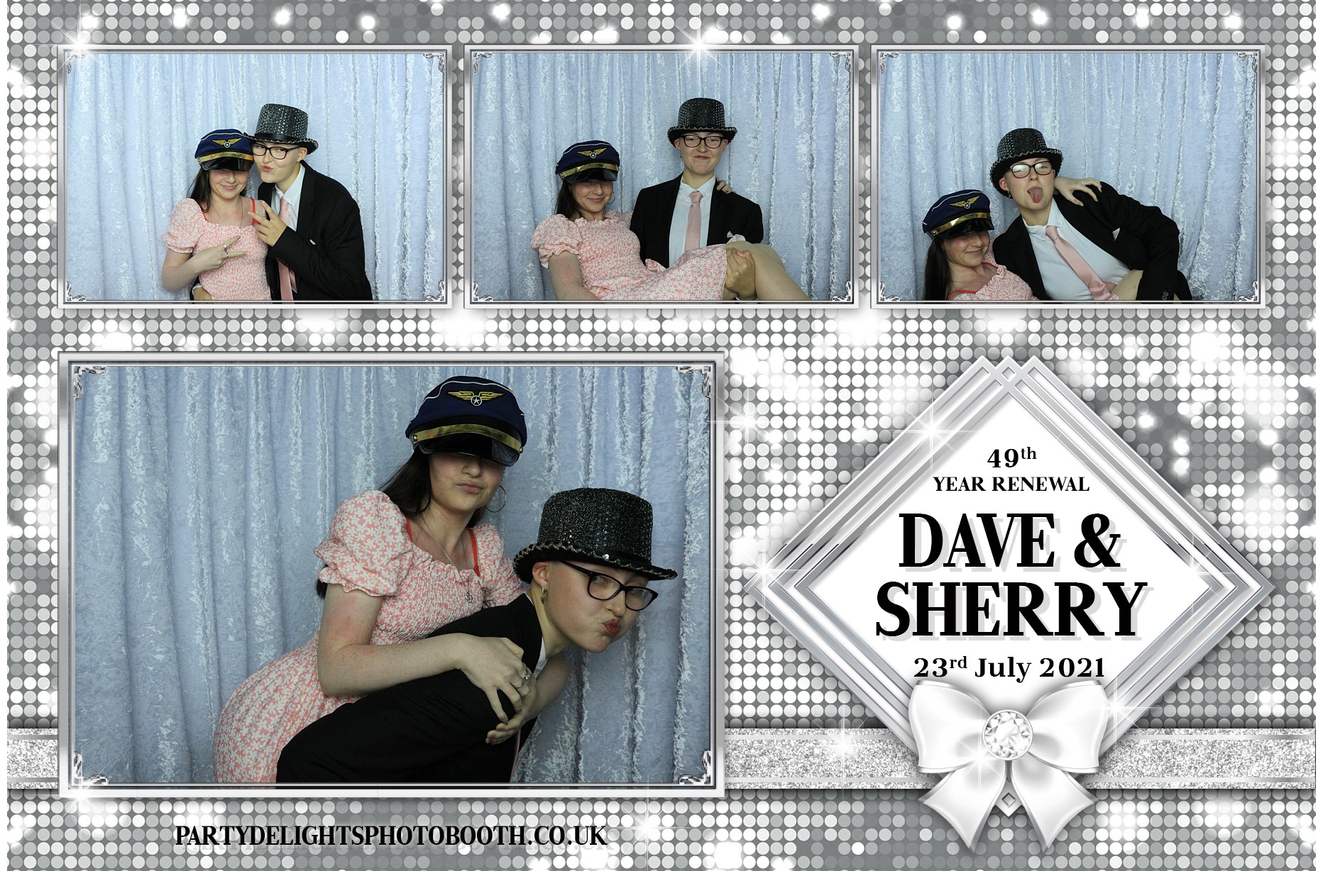 Sherry & Dave's Vow Renewal | View more photos from the event at gallery.partydelightsphotobooth.co.uk/u/PartyDelightsPhotoBooth/Sherry-Daves-Vow-Renewal