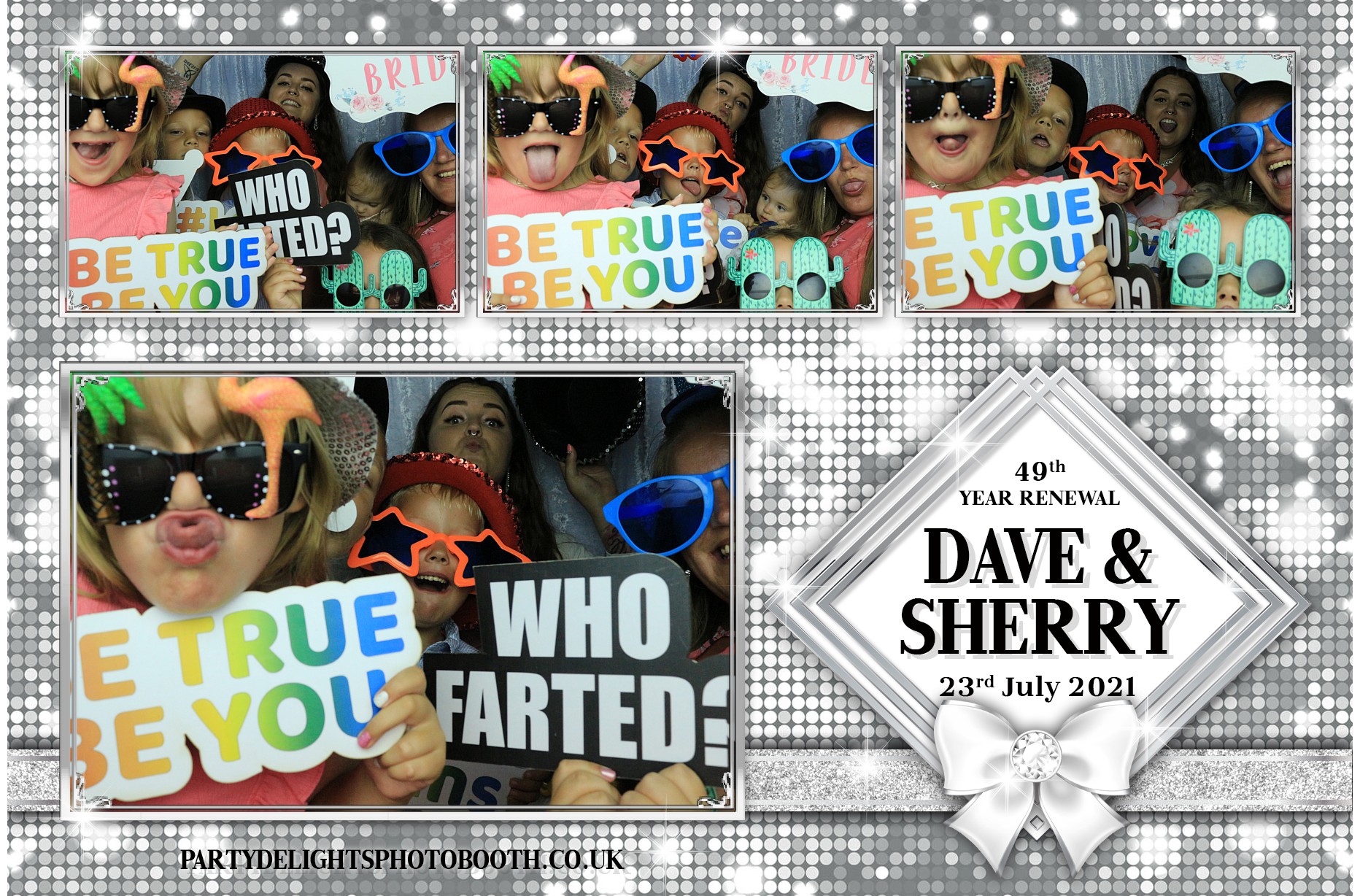 Sherry & Dave's Vow Renewal | View more photos from the event at gallery.partydelightsphotobooth.co.uk/u/PartyDelightsPhotoBooth/Sherry-Daves-Vow-Renewal