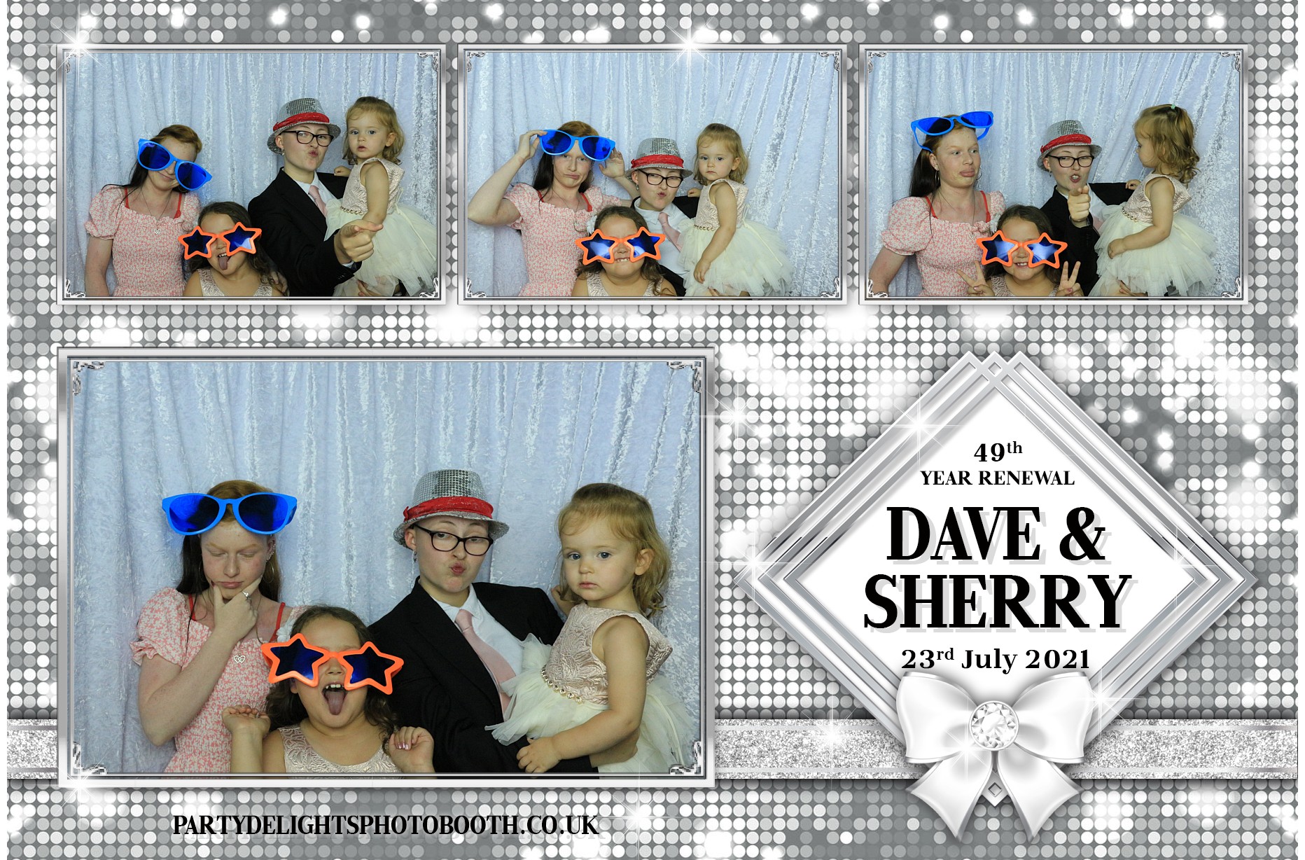 Sherry & Dave's Vow Renewal | View more photos from the event at gallery.partydelightsphotobooth.co.uk/u/PartyDelightsPhotoBooth/Sherry-Daves-Vow-Renewal
