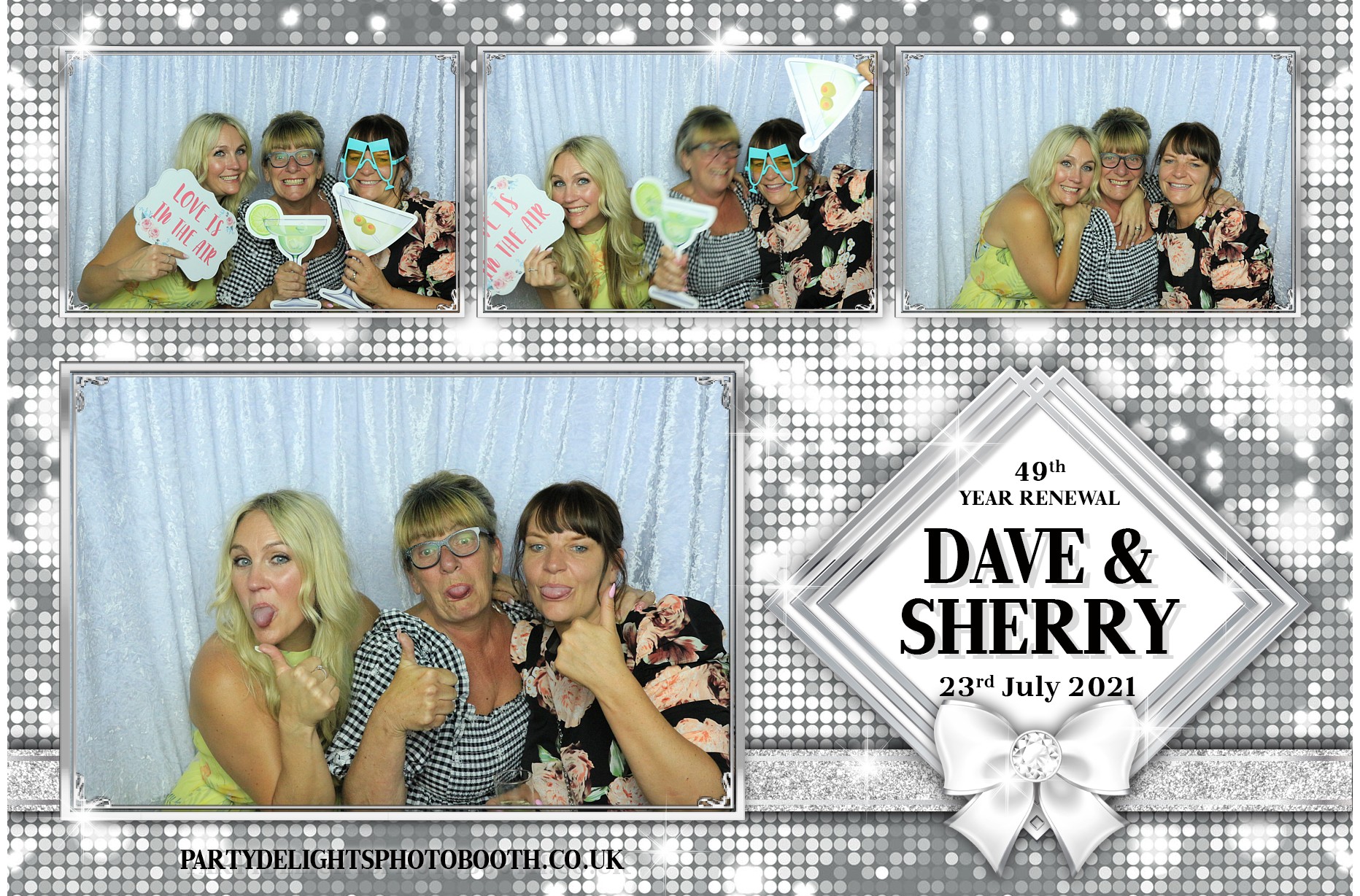 Sherry & Dave's Vow Renewal | View more photos from the event at gallery.partydelightsphotobooth.co.uk/u/PartyDelightsPhotoBooth/Sherry-Daves-Vow-Renewal