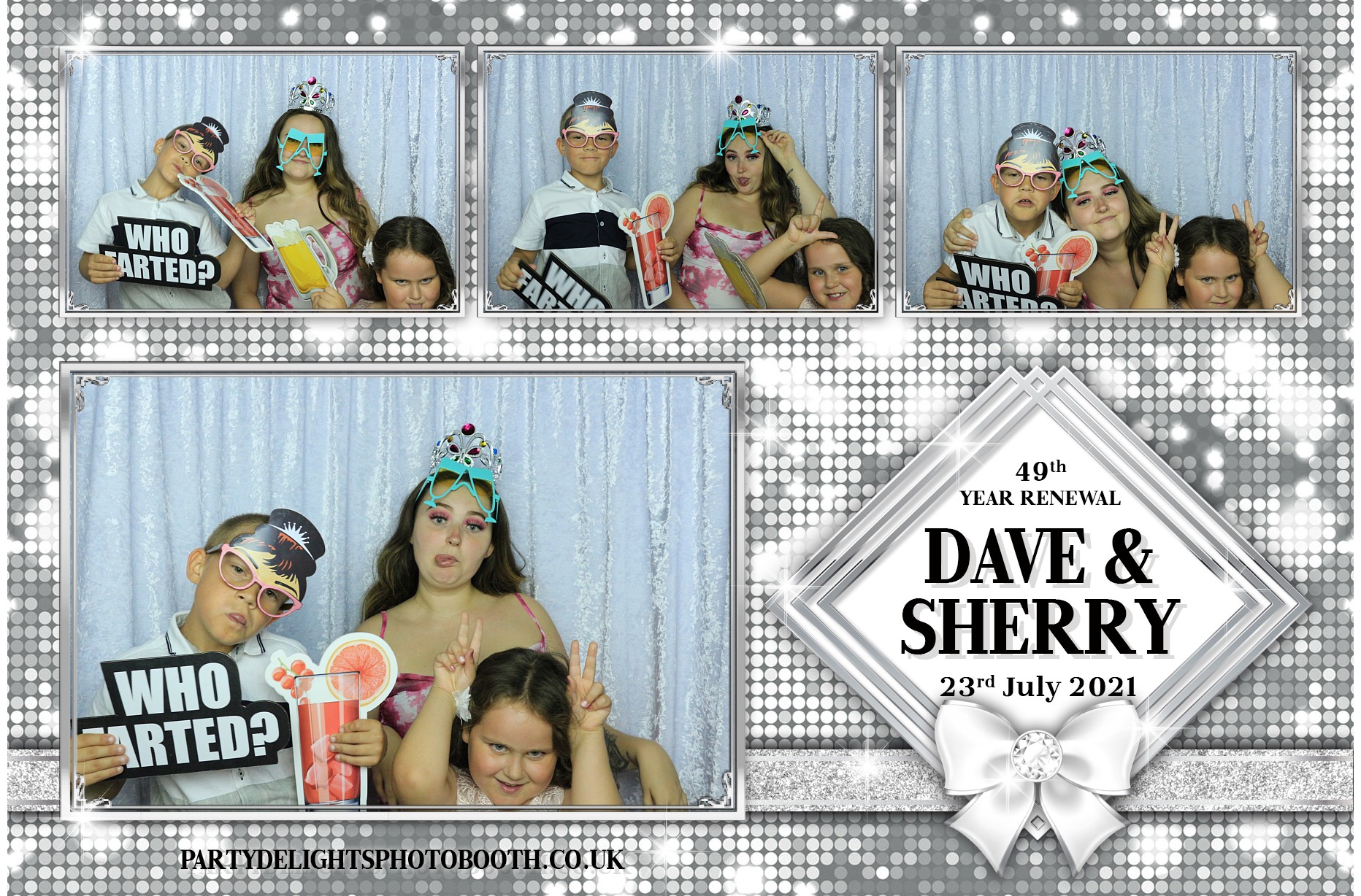 Sherry & Dave's Vow Renewal | View more photos from the event at gallery.partydelightsphotobooth.co.uk/u/PartyDelightsPhotoBooth/Sherry-Daves-Vow-Renewal