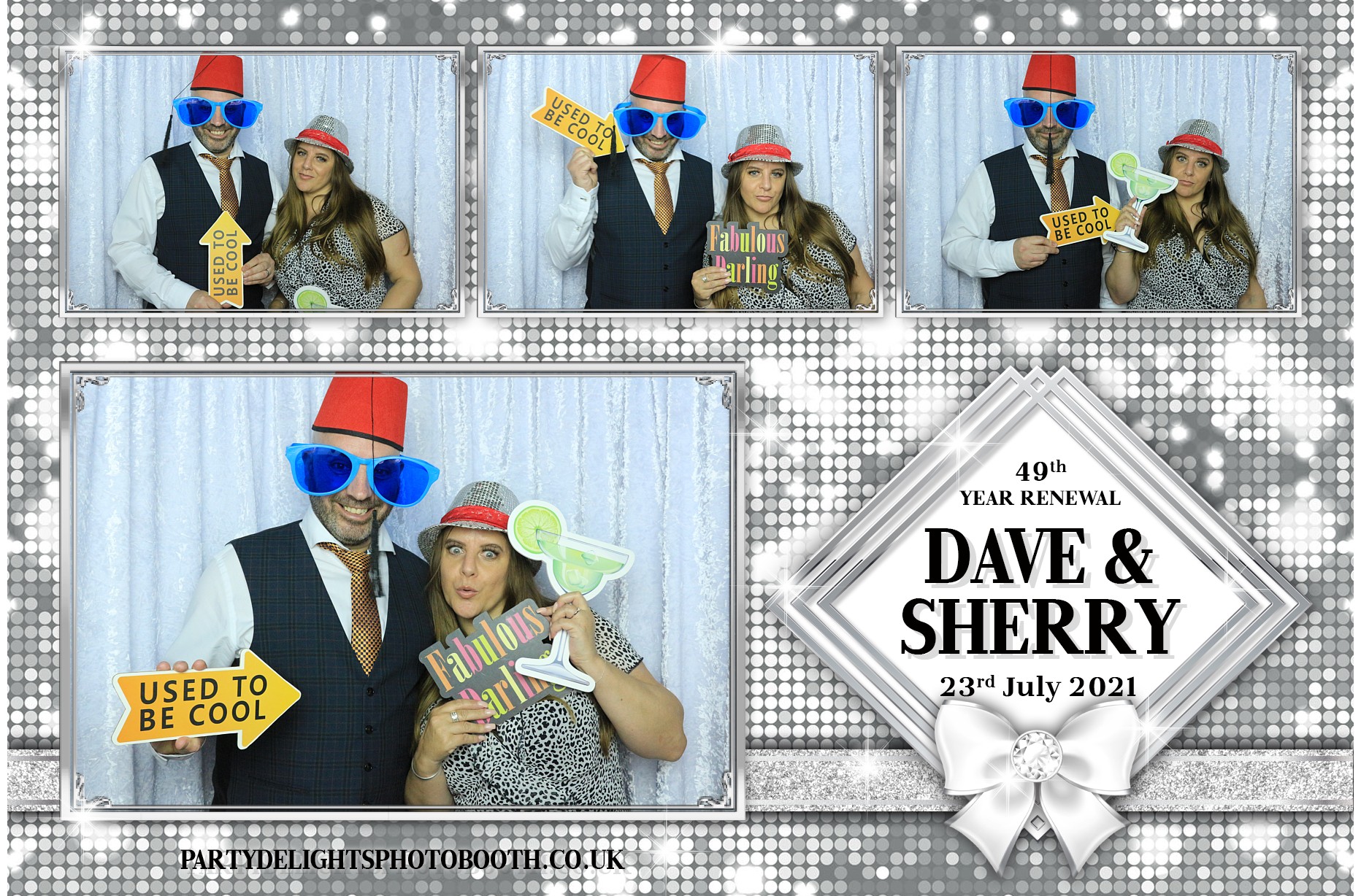 Sherry & Dave's Vow Renewal | View more photos from the event at gallery.partydelightsphotobooth.co.uk/u/PartyDelightsPhotoBooth/Sherry-Daves-Vow-Renewal