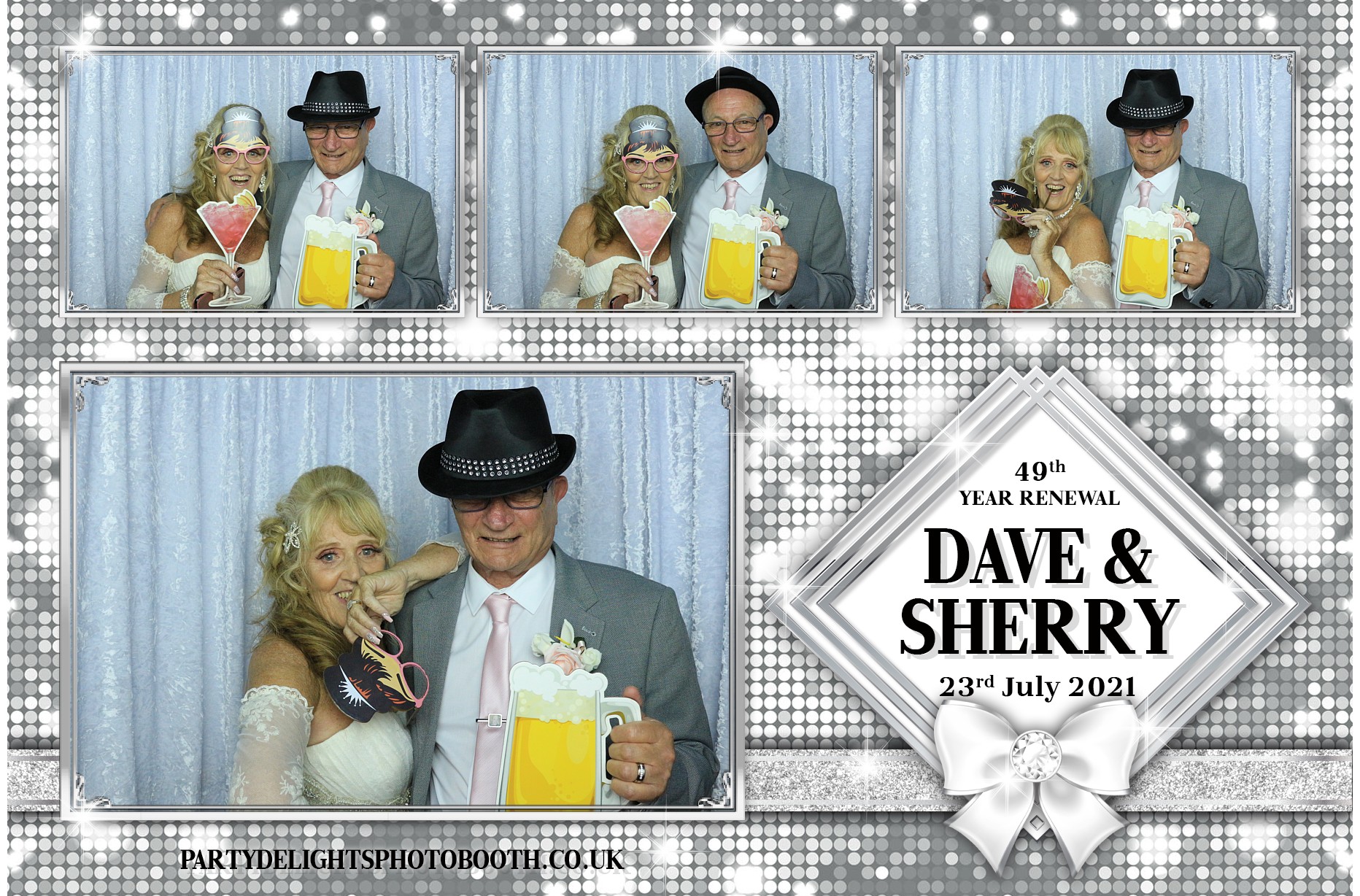 Sherry & Dave's Vow Renewal | View more photos from the event at gallery.partydelightsphotobooth.co.uk/u/PartyDelightsPhotoBooth/Sherry-Daves-Vow-Renewal