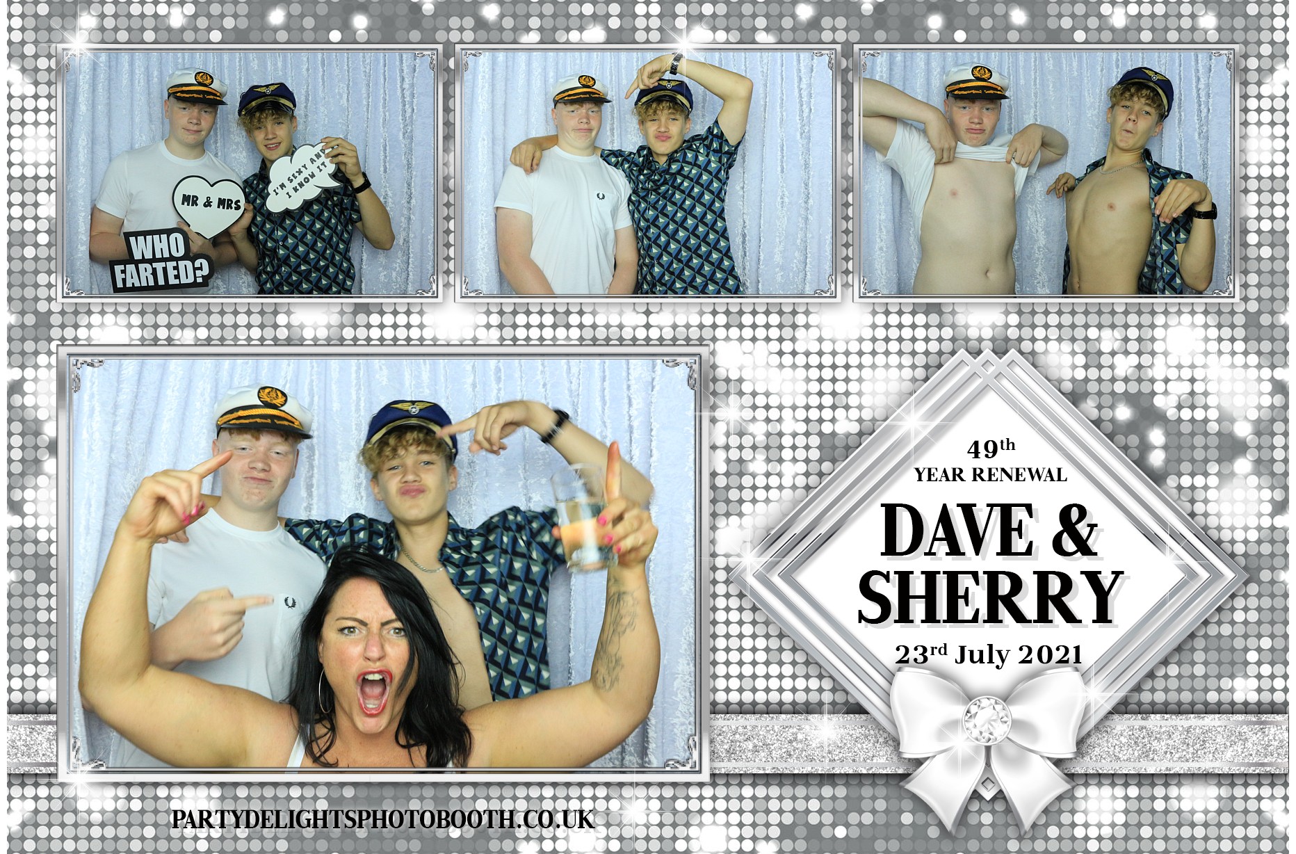 Sherry & Dave's Vow Renewal | View more photos from the event at gallery.partydelightsphotobooth.co.uk/u/PartyDelightsPhotoBooth/Sherry-Daves-Vow-Renewal