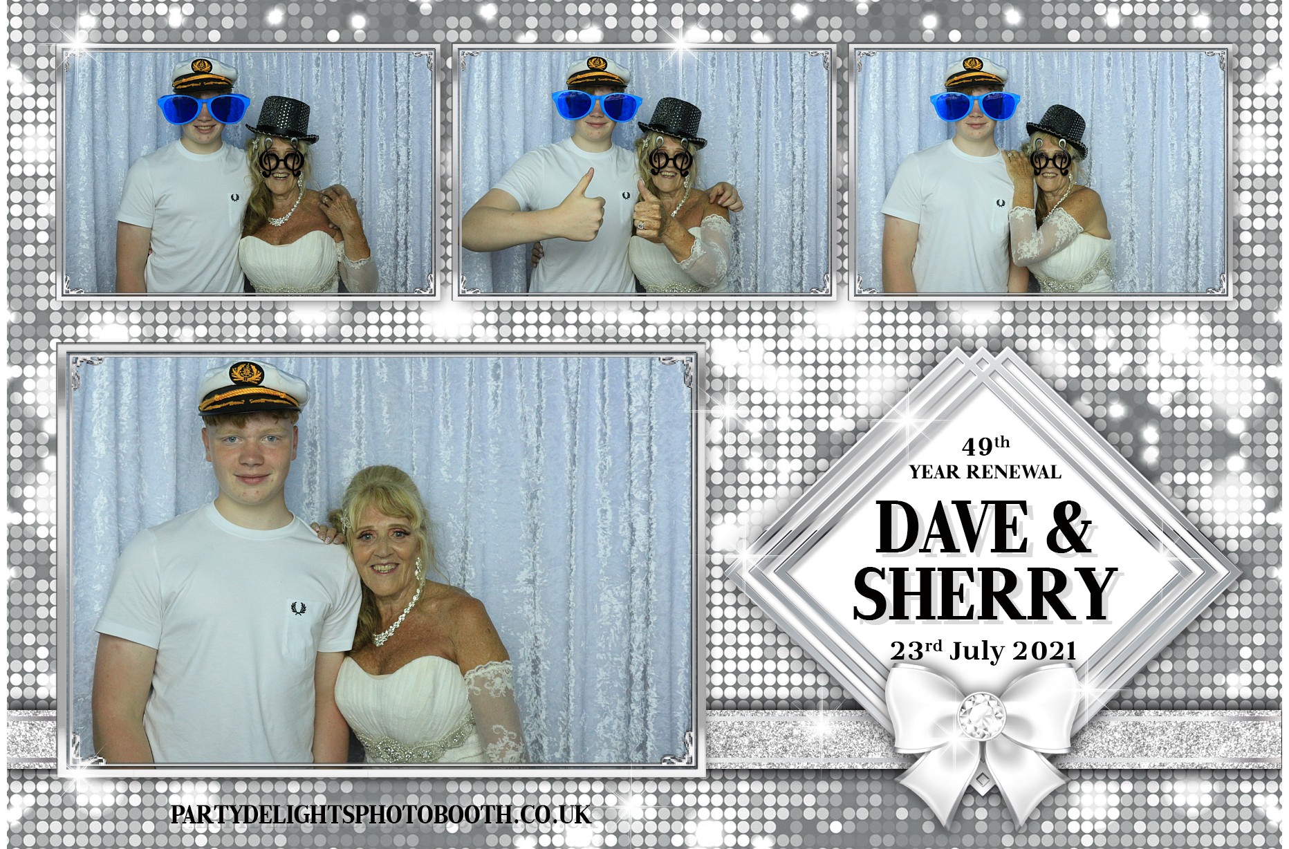 Sherry & Dave's Vow Renewal | View more photos from the event at gallery.partydelightsphotobooth.co.uk/u/PartyDelightsPhotoBooth/Sherry-Daves-Vow-Renewal