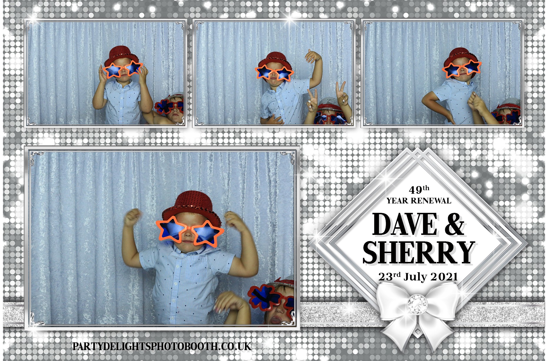 Sherry & Dave's Vow Renewal | View more photos from the event at gallery.partydelightsphotobooth.co.uk/u/PartyDelightsPhotoBooth/Sherry-Daves-Vow-Renewal