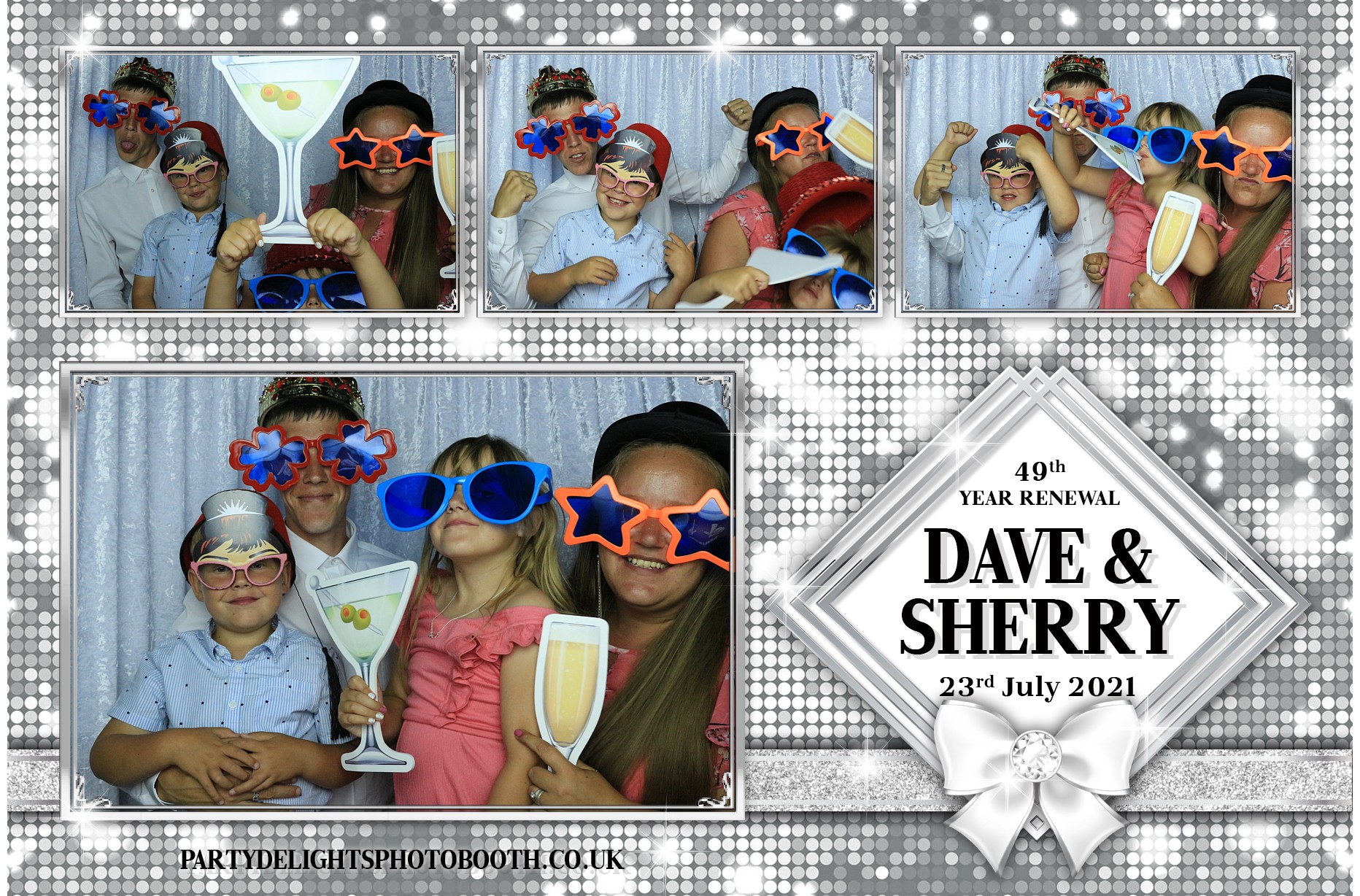 Sherry & Dave's Vow Renewal | View more photos from the event at gallery.partydelightsphotobooth.co.uk/u/PartyDelightsPhotoBooth/Sherry-Daves-Vow-Renewal