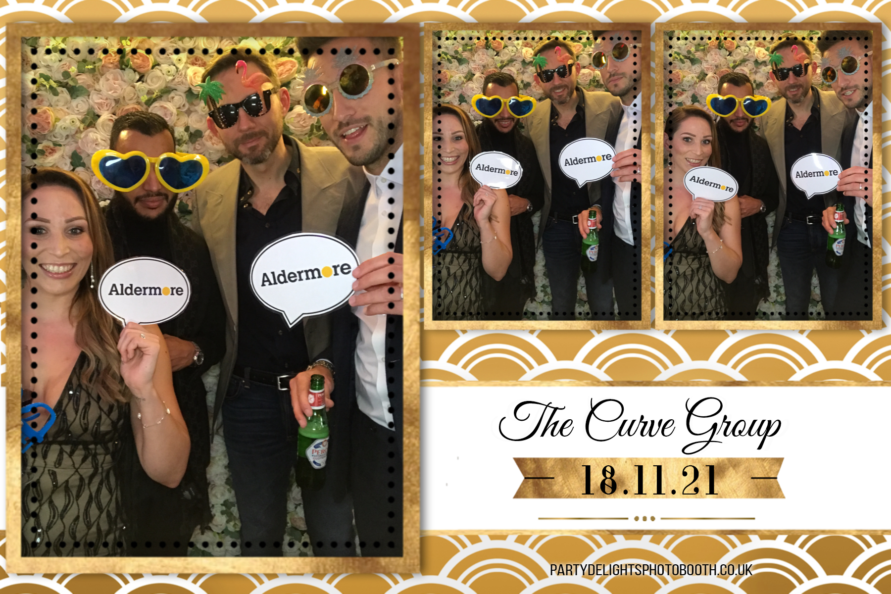The Curve Group Annual Christmas Party | View more photos from the event at gallery.partydelightsphotobooth.co.uk/u/PartyDelightsPhotoBooth/The-Curve-Group-Annual-Christmas-Party