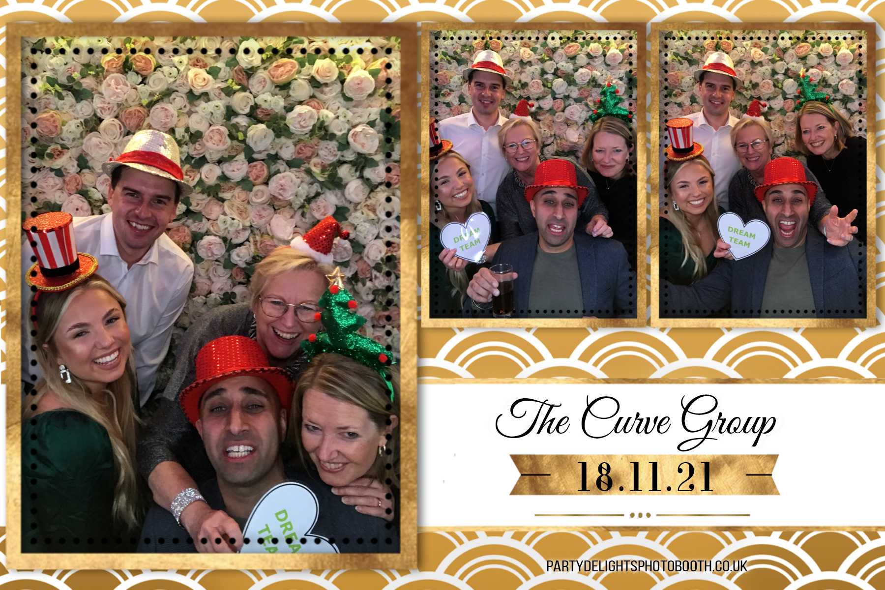 The Curve Group Annual Christmas Party | View more photos from the event at gallery.partydelightsphotobooth.co.uk/u/PartyDelightsPhotoBooth/The-Curve-Group-Annual-Christmas-Party