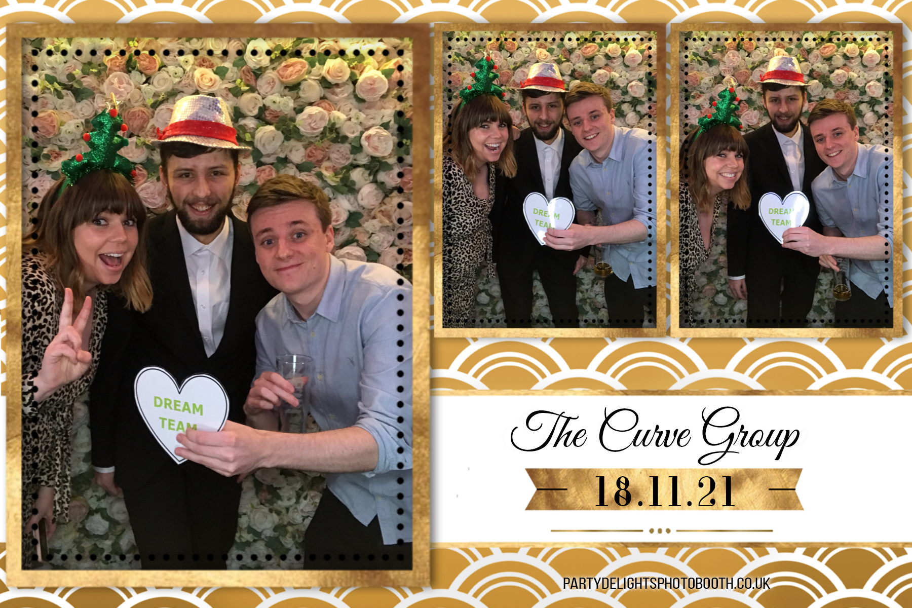 The Curve Group Annual Christmas Party | View more photos from the event at gallery.partydelightsphotobooth.co.uk/u/PartyDelightsPhotoBooth/The-Curve-Group-Annual-Christmas-Party