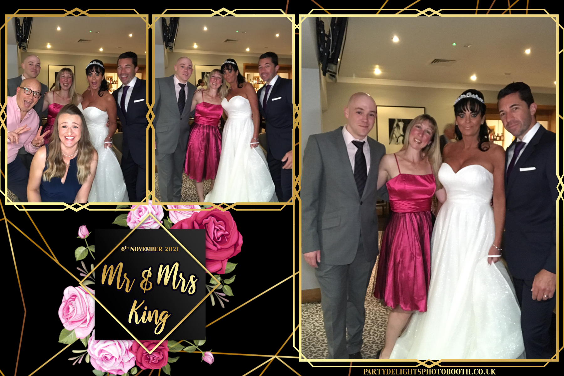 Wedding Reception of Kevin & Laura King | View more photos from the event at gallery.partydelightsphotobooth.co.uk/u/PartyDelightsPhotoBooth/Wedding-Reception-of-Kevin-Laura-King