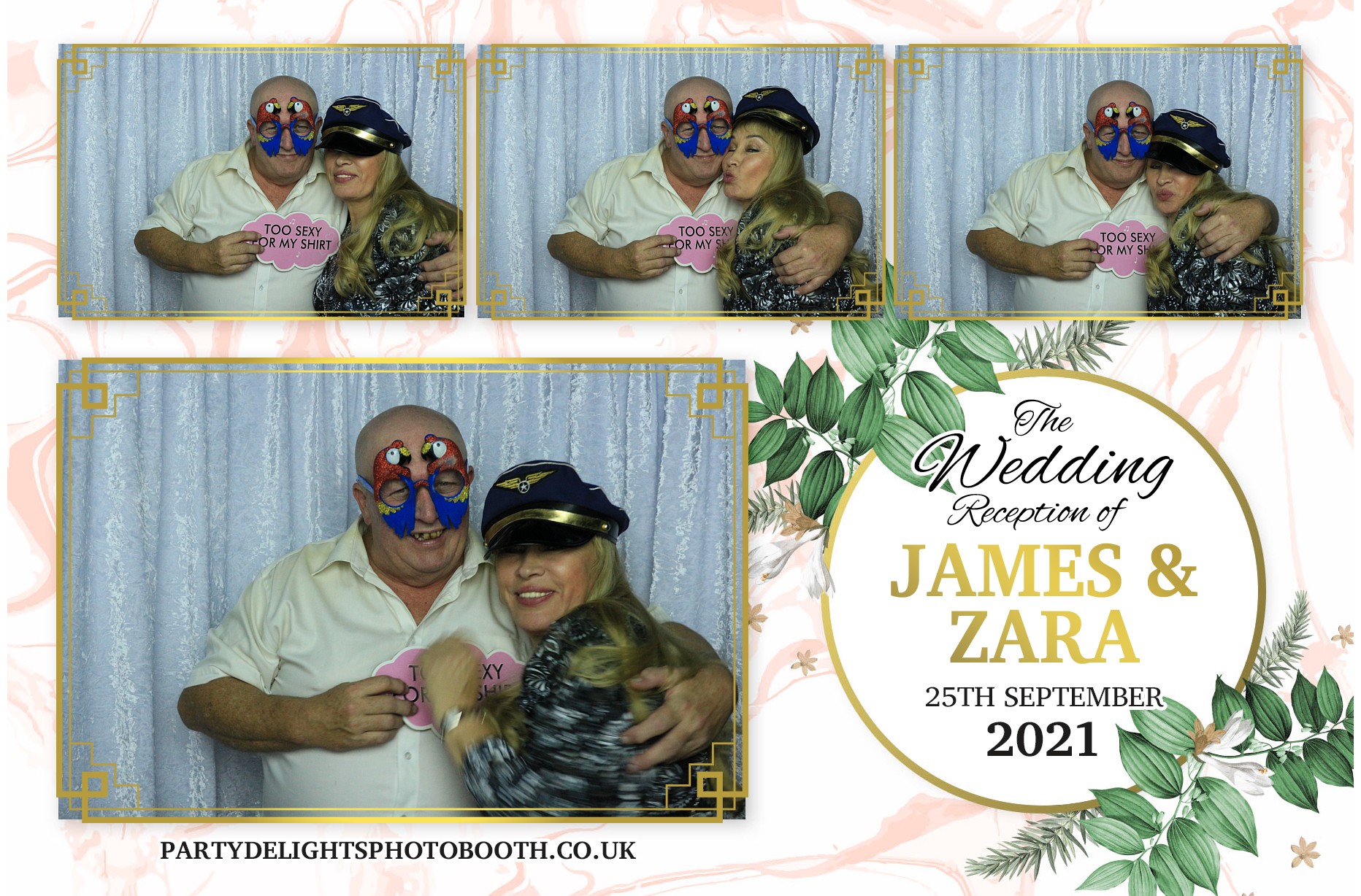 Zara and Jame's Wedding | View more photos from the event at gallery.partydelightsphotobooth.co.uk/u/PartyDelightsPhotoBooth/Zara-and-James-Wedding