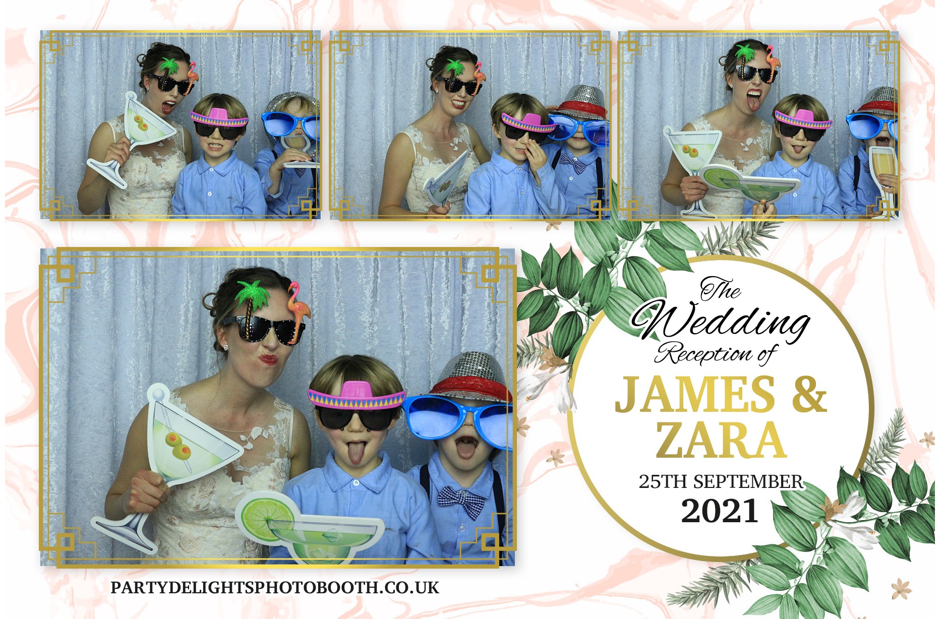 Zara and Jame's Wedding | View more photos from the event at gallery.partydelightsphotobooth.co.uk/u/PartyDelightsPhotoBooth/Zara-and-James-Wedding