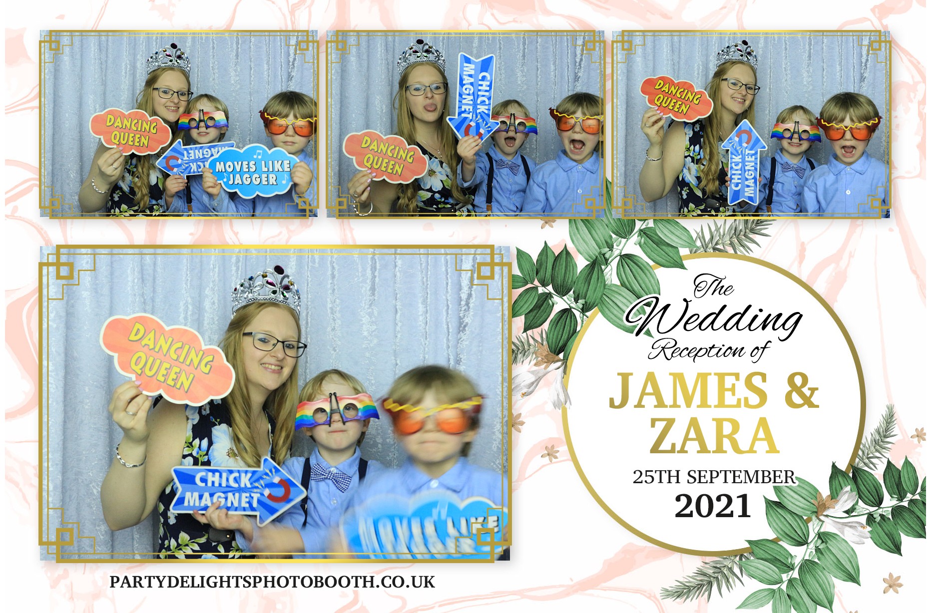 Zara and Jame's Wedding | View more photos from the event at gallery.partydelightsphotobooth.co.uk/u/PartyDelightsPhotoBooth/Zara-and-James-Wedding