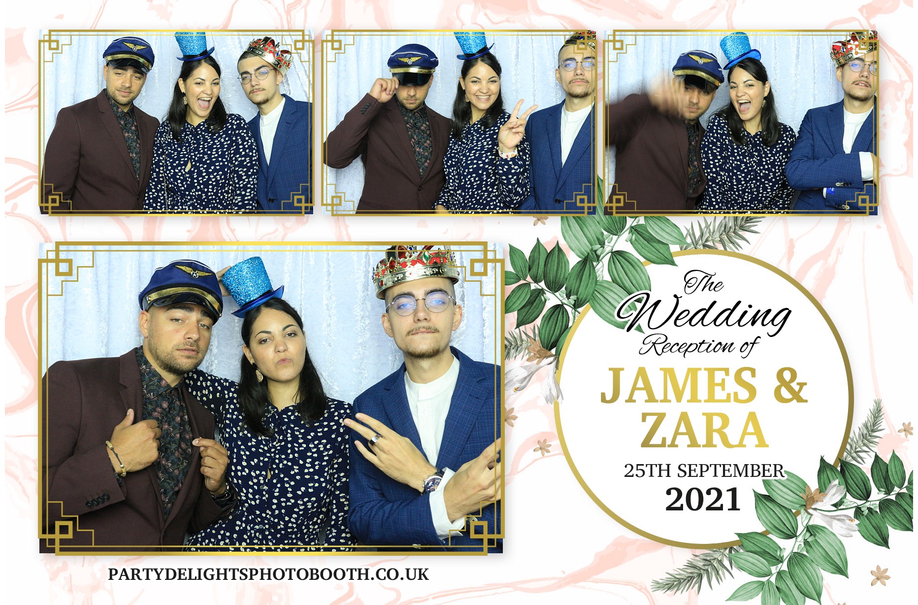 Zara and Jame's Wedding | View more photos from the event at gallery.partydelightsphotobooth.co.uk/u/PartyDelightsPhotoBooth/Zara-and-James-Wedding