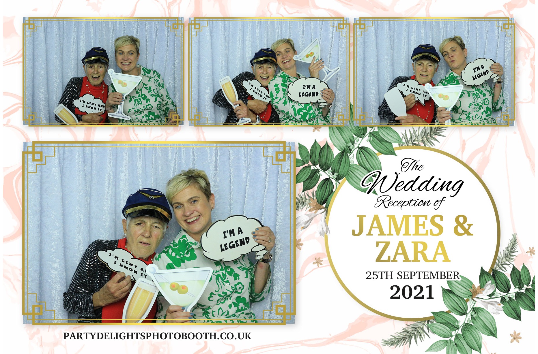 Zara and Jame's Wedding | View more photos from the event at gallery.partydelightsphotobooth.co.uk/u/PartyDelightsPhotoBooth/Zara-and-James-Wedding