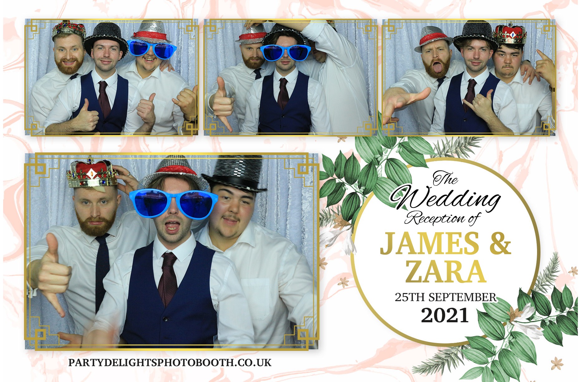 Zara and Jame's Wedding | View more photos from the event at gallery.partydelightsphotobooth.co.uk/u/PartyDelightsPhotoBooth/Zara-and-James-Wedding