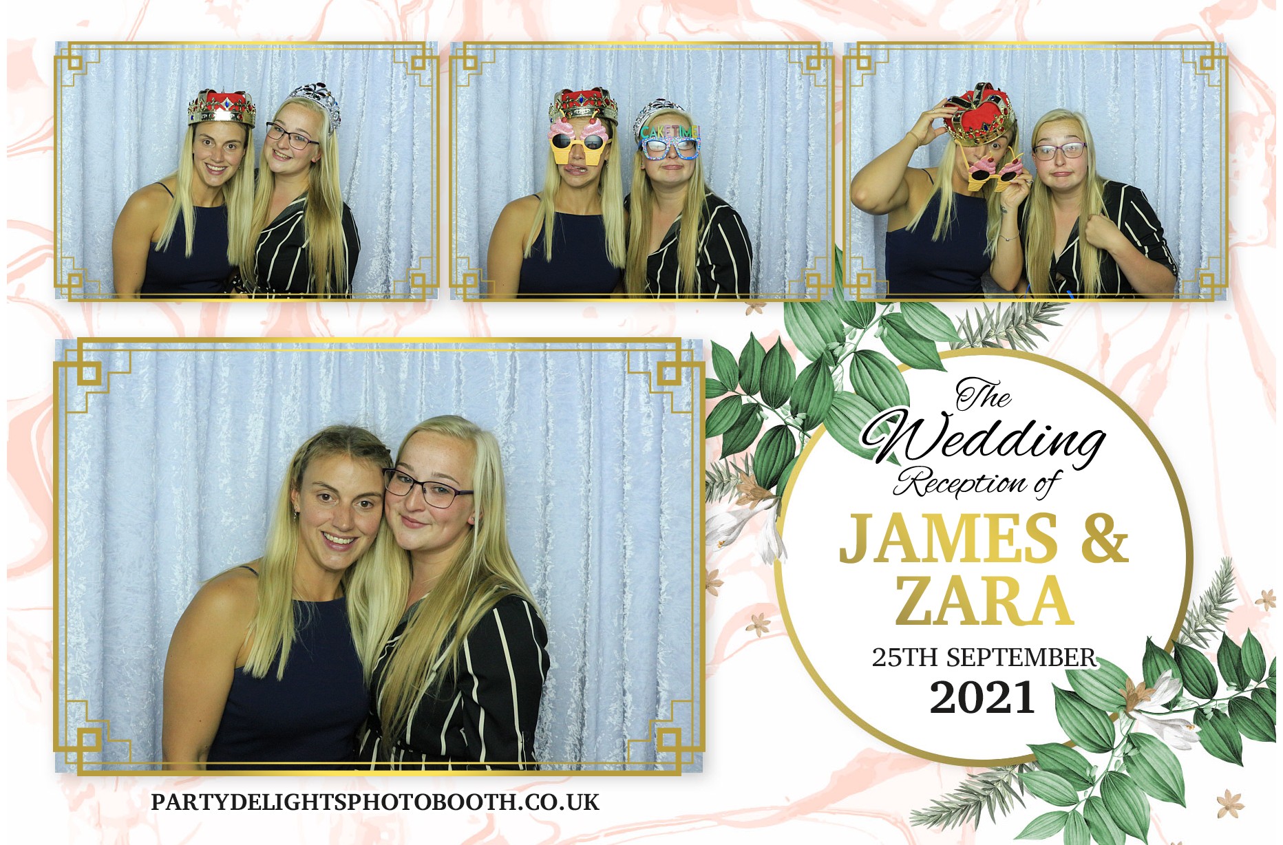 Zara and Jame's Wedding | View more photos from the event at gallery.partydelightsphotobooth.co.uk/u/PartyDelightsPhotoBooth/Zara-and-James-Wedding