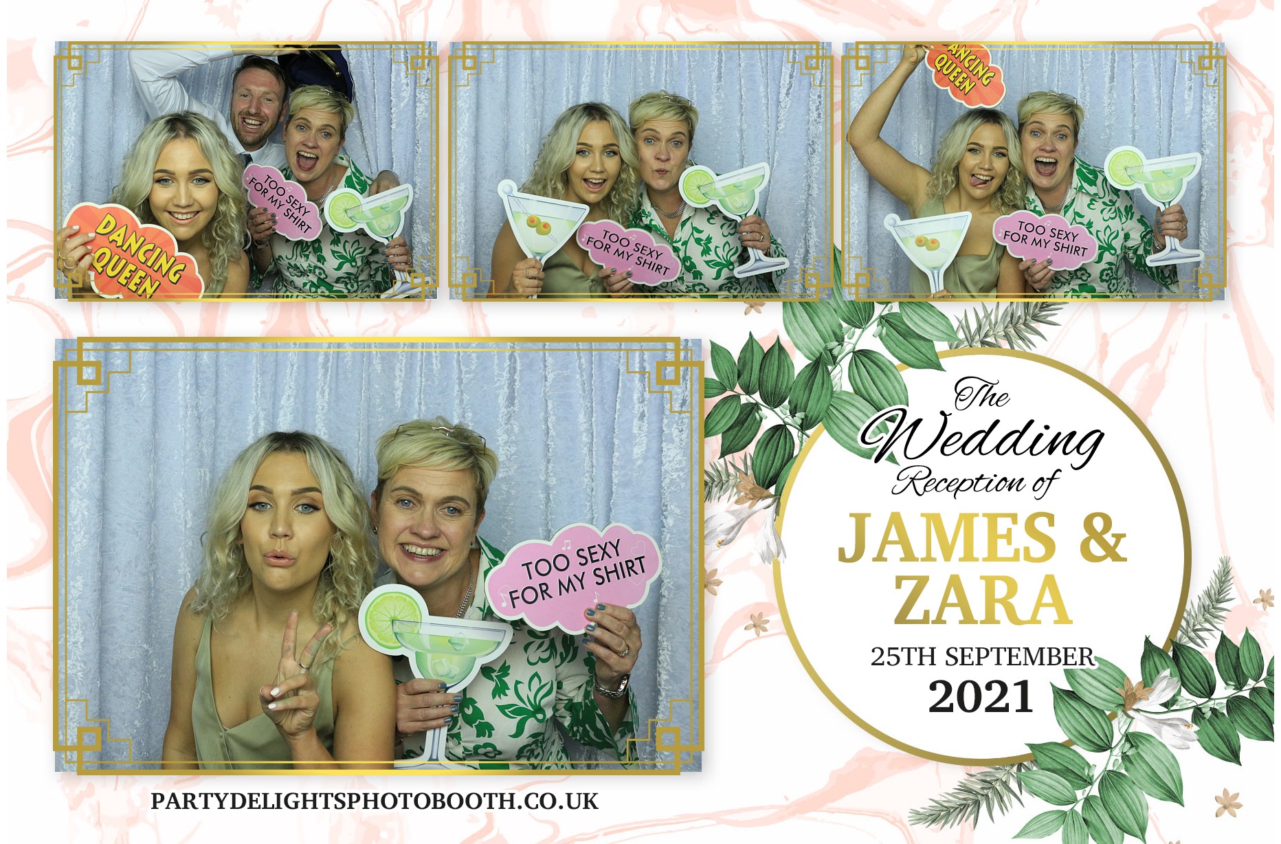 Zara and Jame's Wedding | View more photos from the event at gallery.partydelightsphotobooth.co.uk/u/PartyDelightsPhotoBooth/Zara-and-James-Wedding