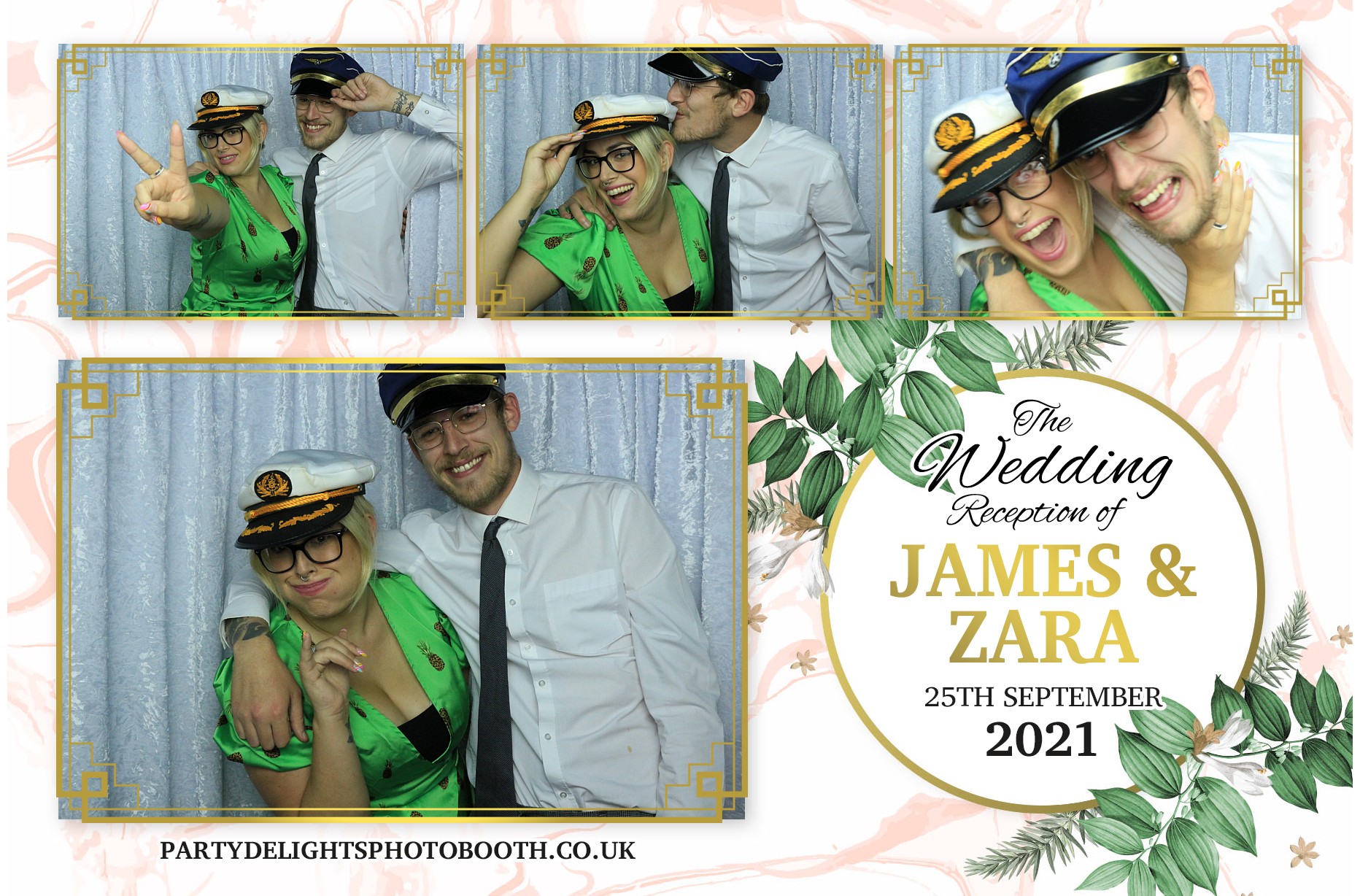 Zara and Jame's Wedding | View more photos from the event at gallery.partydelightsphotobooth.co.uk/u/PartyDelightsPhotoBooth/Zara-and-James-Wedding