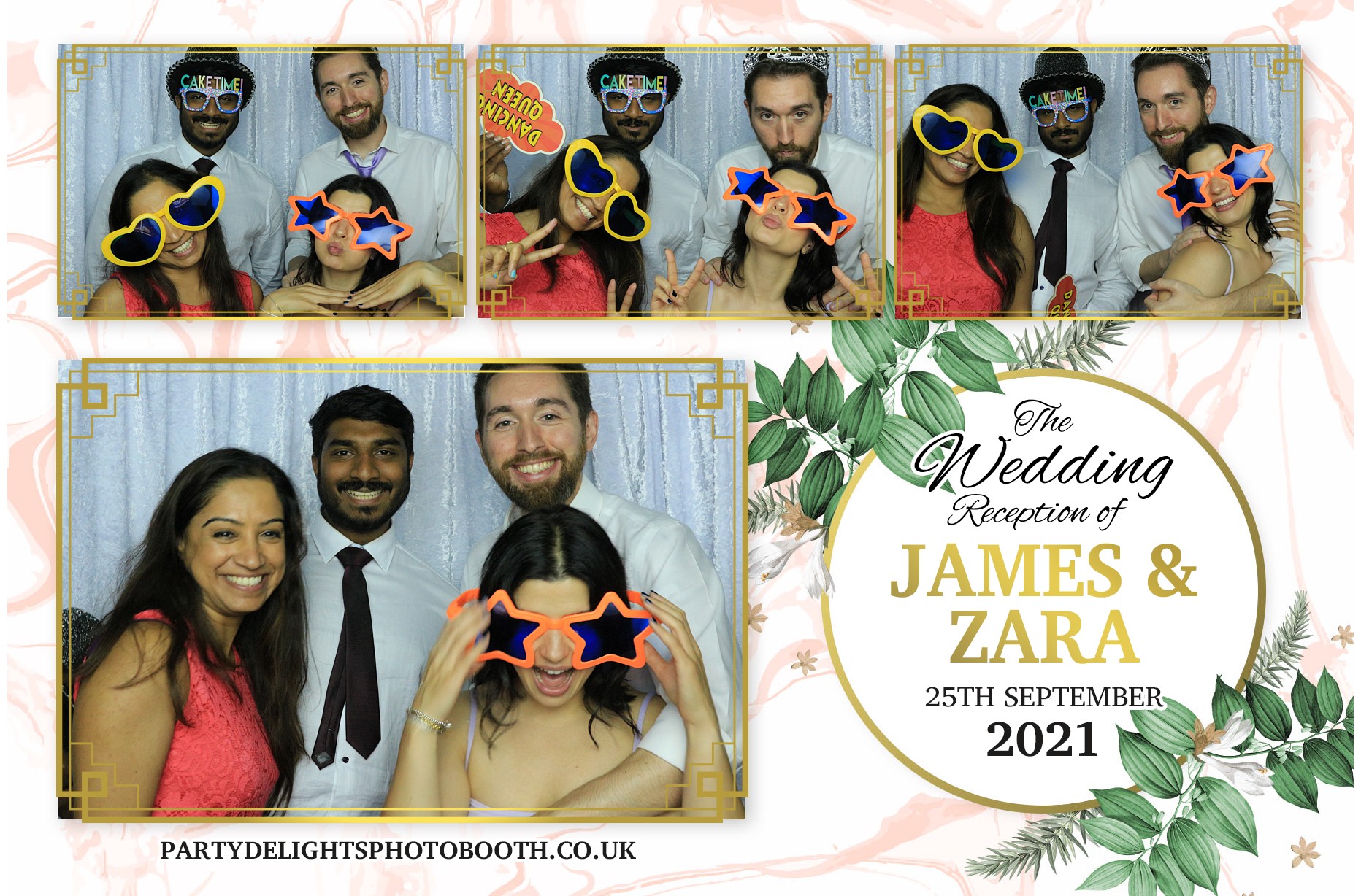 Zara and Jame's Wedding | View more photos from the event at gallery.partydelightsphotobooth.co.uk/u/PartyDelightsPhotoBooth/Zara-and-James-Wedding