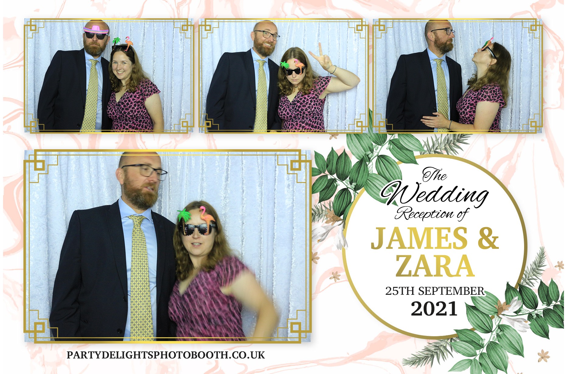 Zara and Jame's Wedding | View more photos from the event at gallery.partydelightsphotobooth.co.uk/u/PartyDelightsPhotoBooth/Zara-and-James-Wedding