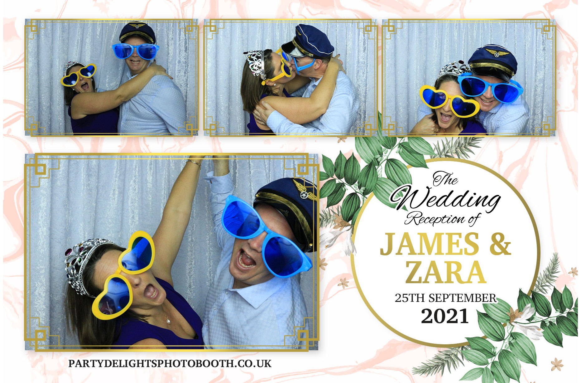 Zara and Jame's Wedding | View more photos from the event at gallery.partydelightsphotobooth.co.uk/u/PartyDelightsPhotoBooth/Zara-and-James-Wedding