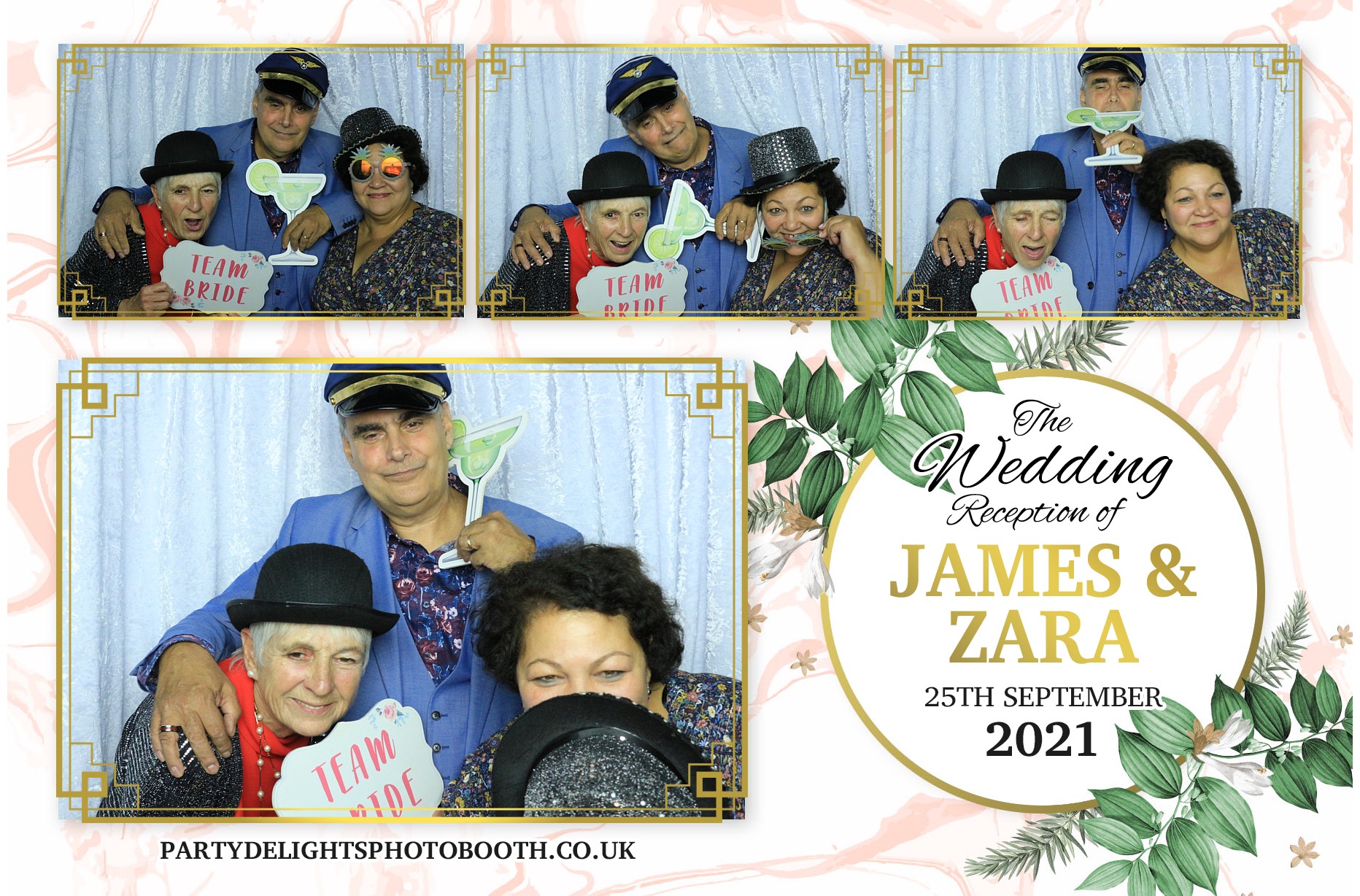 Zara and Jame's Wedding | View more photos from the event at gallery.partydelightsphotobooth.co.uk/u/PartyDelightsPhotoBooth/Zara-and-James-Wedding