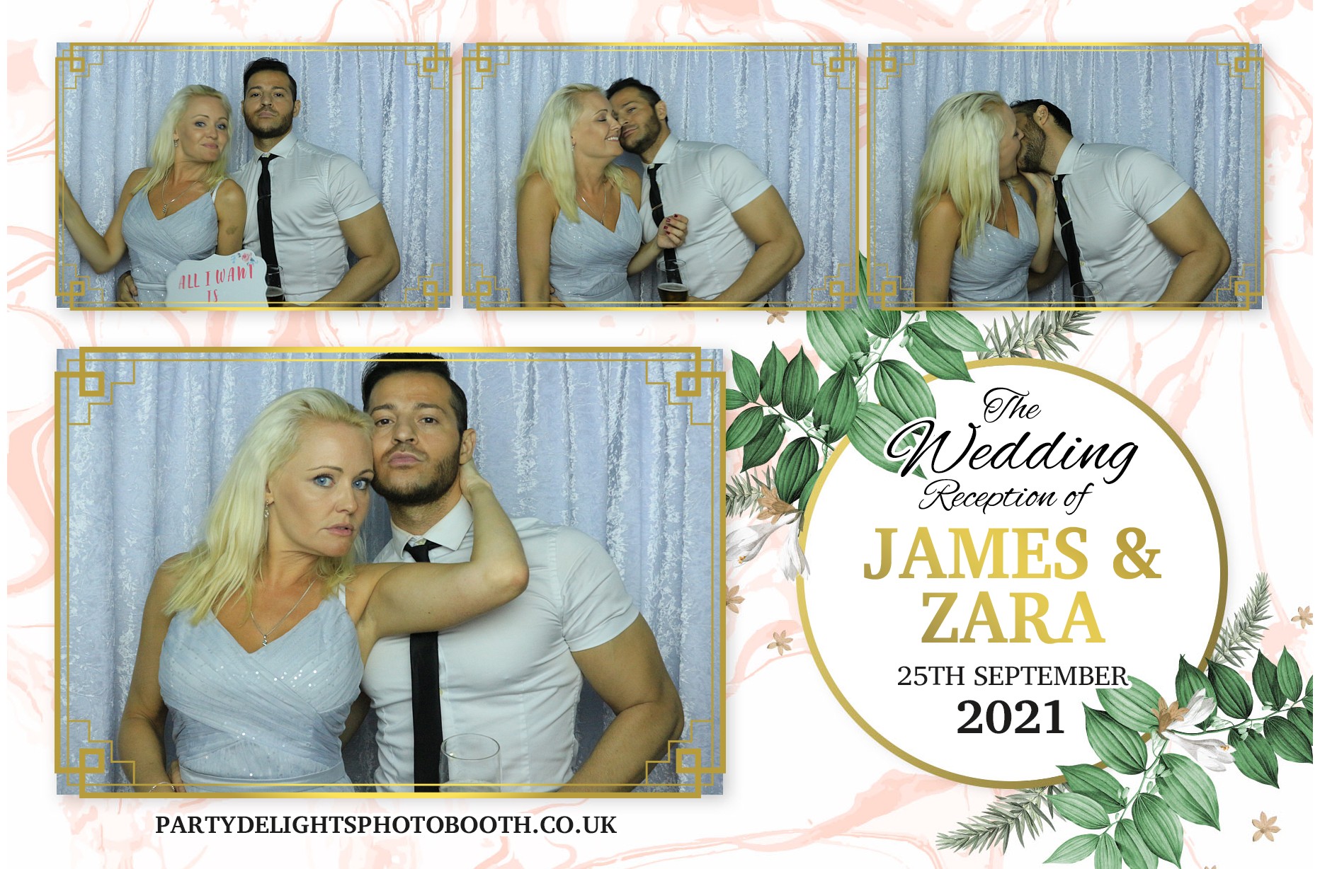 Zara and Jame's Wedding | View more photos from the event at gallery.partydelightsphotobooth.co.uk/u/PartyDelightsPhotoBooth/Zara-and-James-Wedding