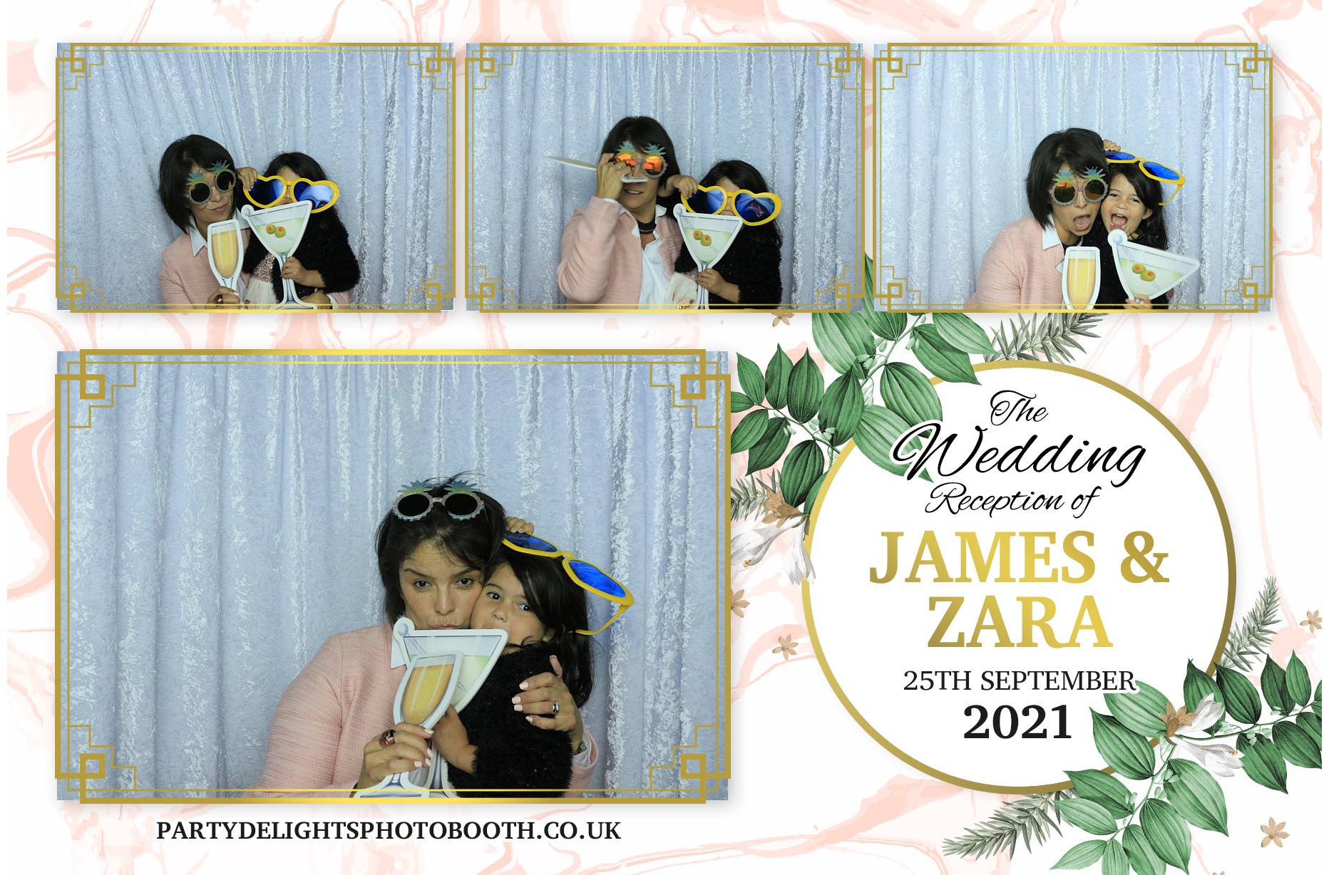 Zara and Jame's Wedding | View more photos from the event at gallery.partydelightsphotobooth.co.uk/u/PartyDelightsPhotoBooth/Zara-and-James-Wedding
