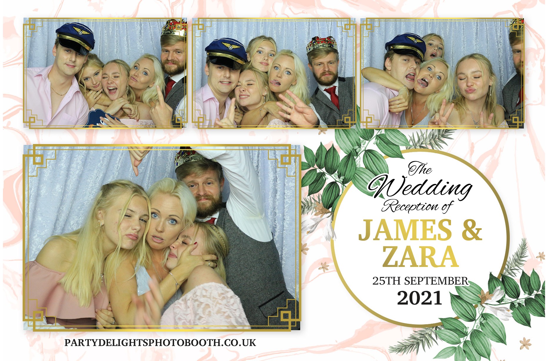 Zara and Jame's Wedding | View more photos from the event at gallery.partydelightsphotobooth.co.uk/u/PartyDelightsPhotoBooth/Zara-and-James-Wedding