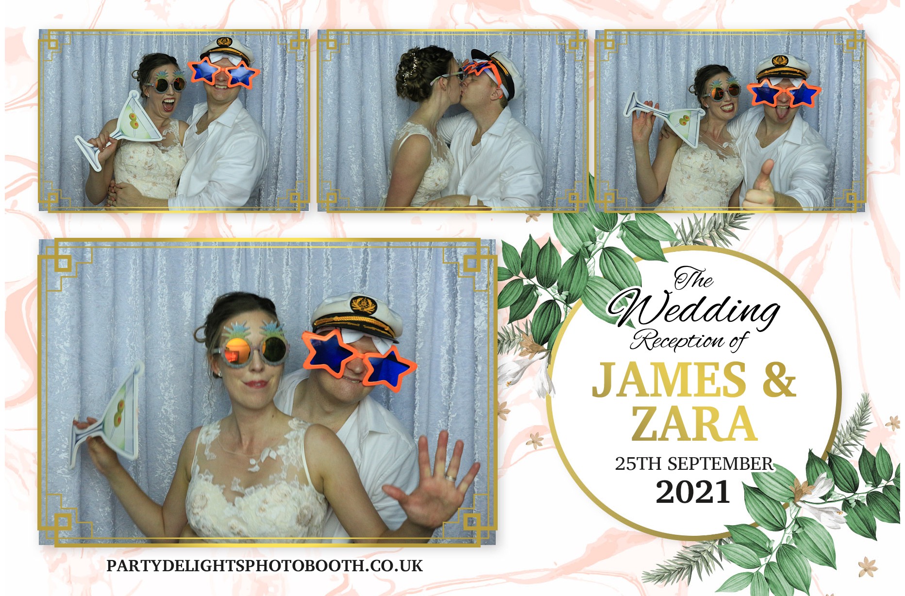 Zara and Jame's Wedding | View more photos from the event at gallery.partydelightsphotobooth.co.uk/u/PartyDelightsPhotoBooth/Zara-and-James-Wedding
