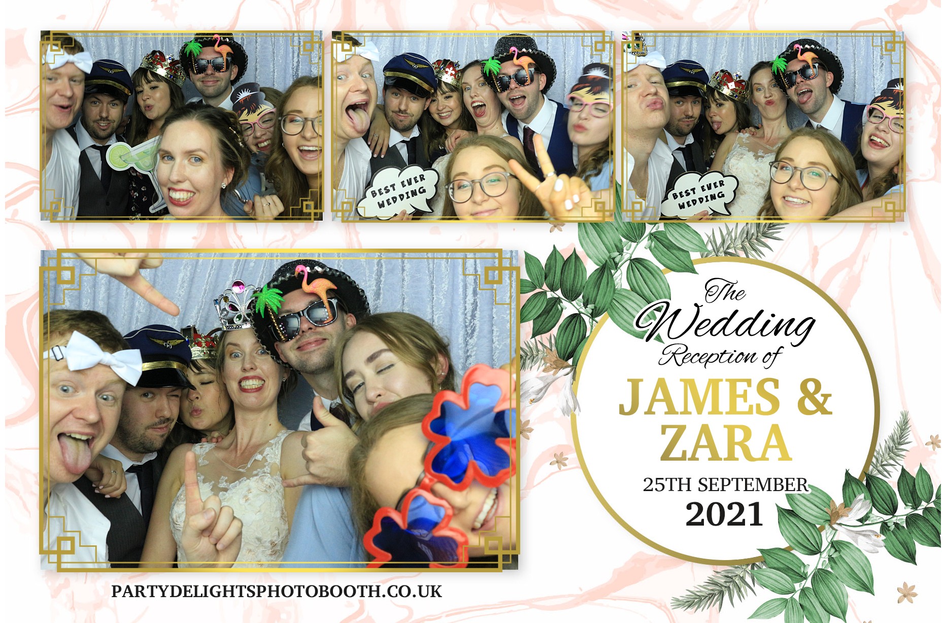 Zara and Jame's Wedding | View more photos from the event at gallery.partydelightsphotobooth.co.uk/u/PartyDelightsPhotoBooth/Zara-and-James-Wedding