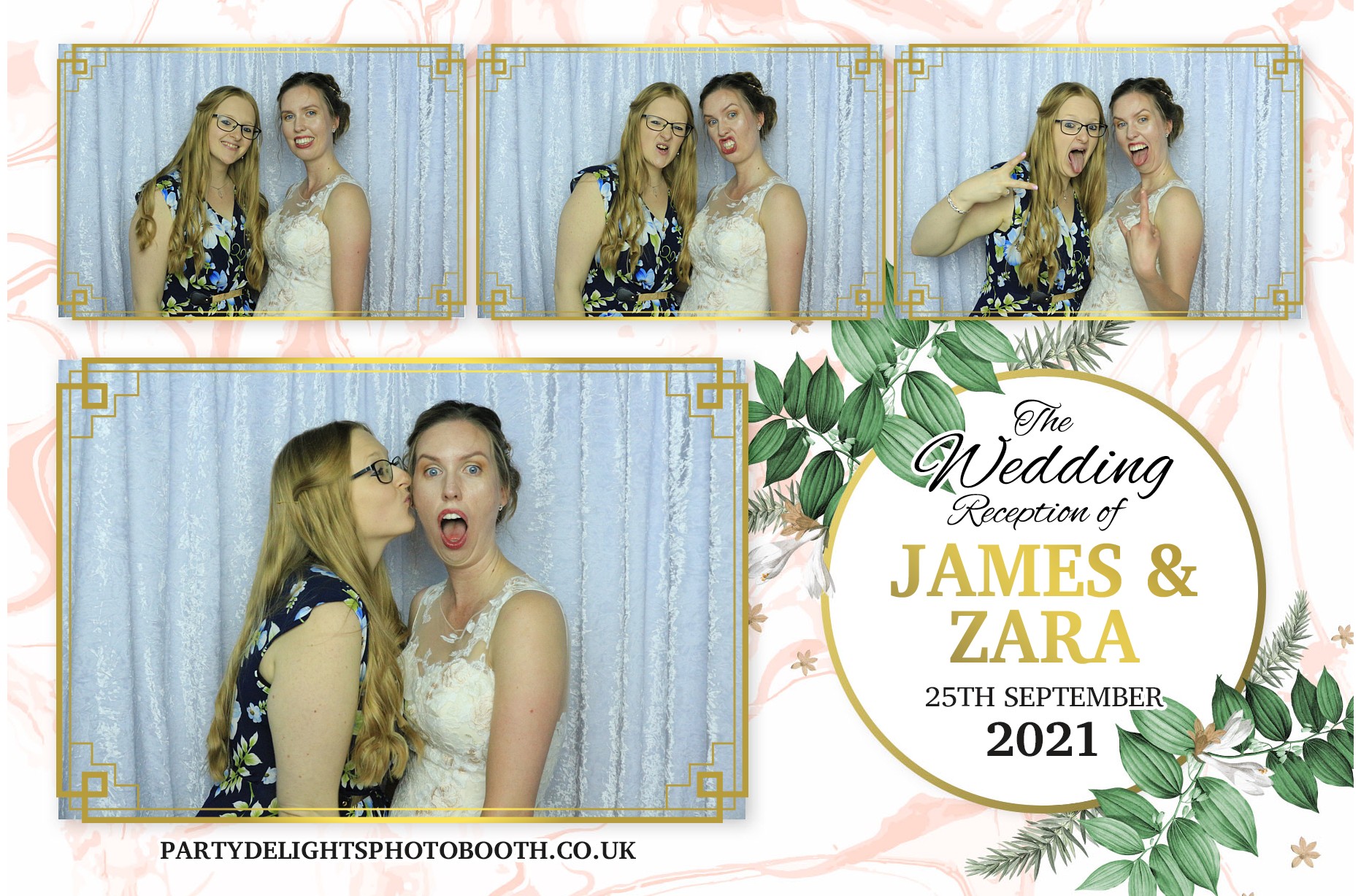 Zara and Jame's Wedding | View more photos from the event at gallery.partydelightsphotobooth.co.uk/u/PartyDelightsPhotoBooth/Zara-and-James-Wedding