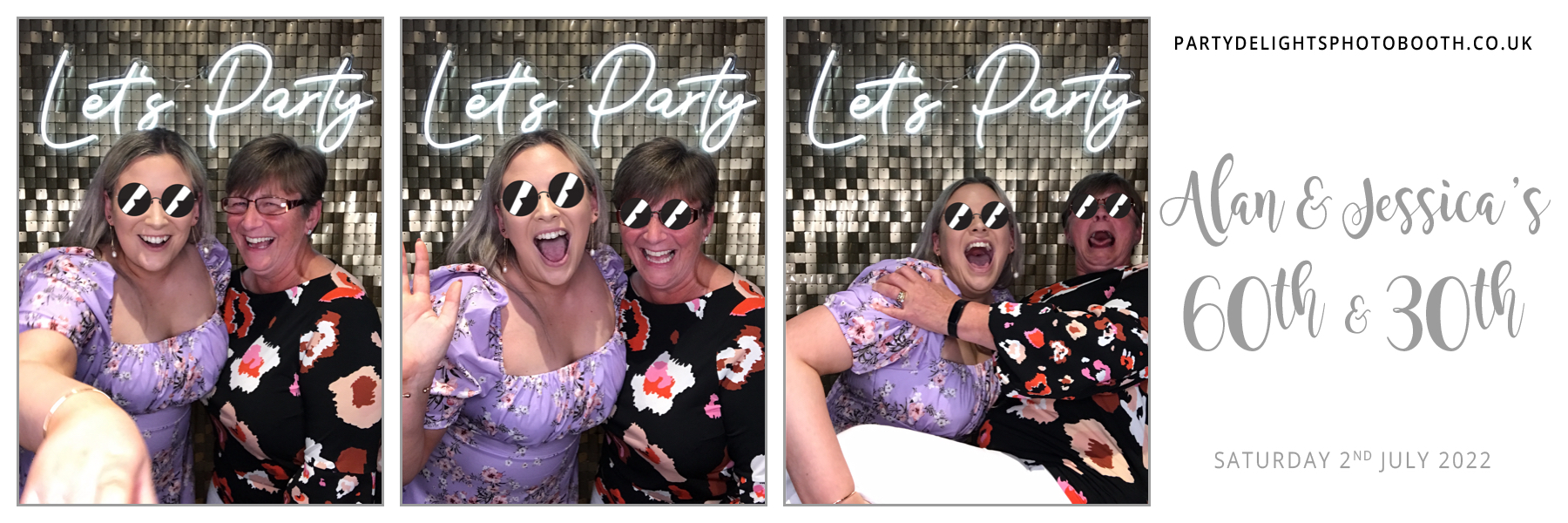 Alan’s 60th & Jessica’s 30th | View more photos from the event at gallery.partydelightsphotobooth.co.uk/u/PartyDelightsPhotoBooth/Alan’s-60th-Jessica’s-30th
