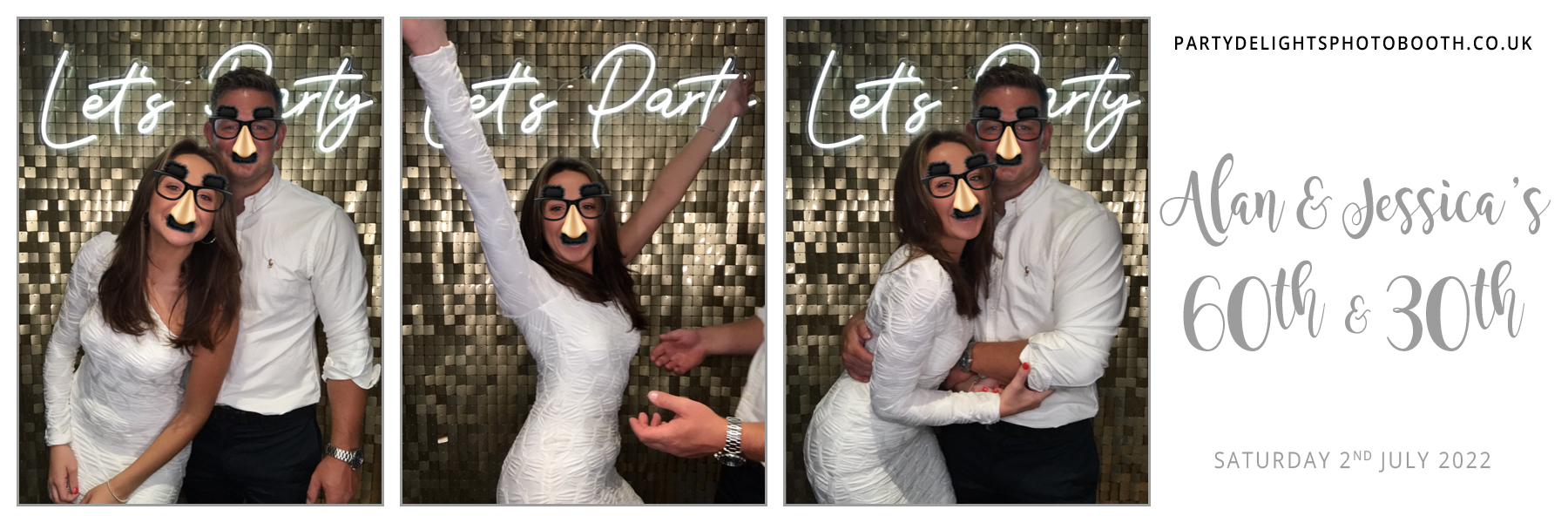 Alan’s 60th & Jessica’s 30th | View more photos from the event at gallery.partydelightsphotobooth.co.uk/u/PartyDelightsPhotoBooth/Alan’s-60th-Jessica’s-30th