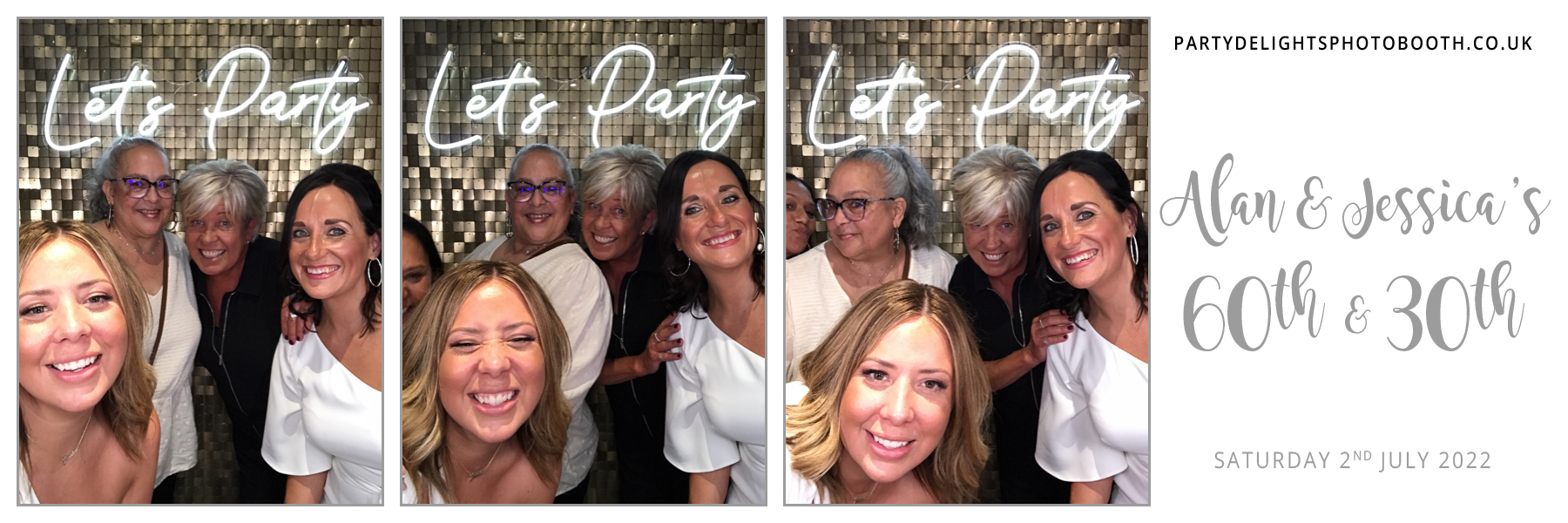 Alan’s 60th & Jessica’s 30th | View more photos from the event at gallery.partydelightsphotobooth.co.uk/u/PartyDelightsPhotoBooth/Alan’s-60th-Jessica’s-30th