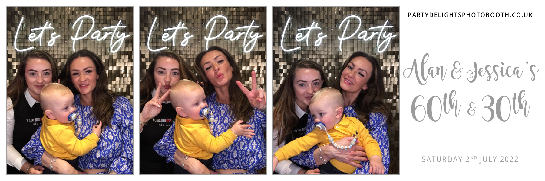 Alan’s 60th & Jessica’s 30th | View more photos from the event at gallery.partydelightsphotobooth.co.uk/u/PartyDelightsPhotoBooth/Alan’s-60th-Jessica’s-30th